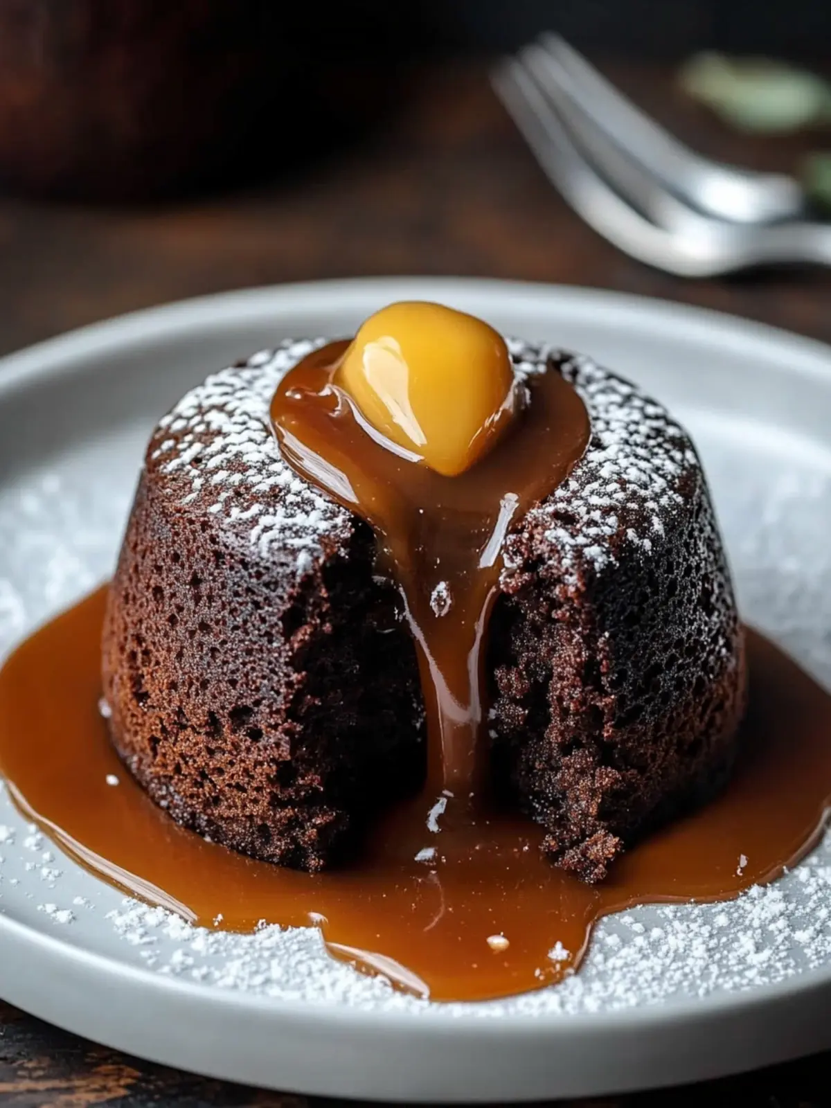 Irresistible Chocolate Caramel Lava Cake for Sweet Moments 4 Chocolate Caramel Lava Cake