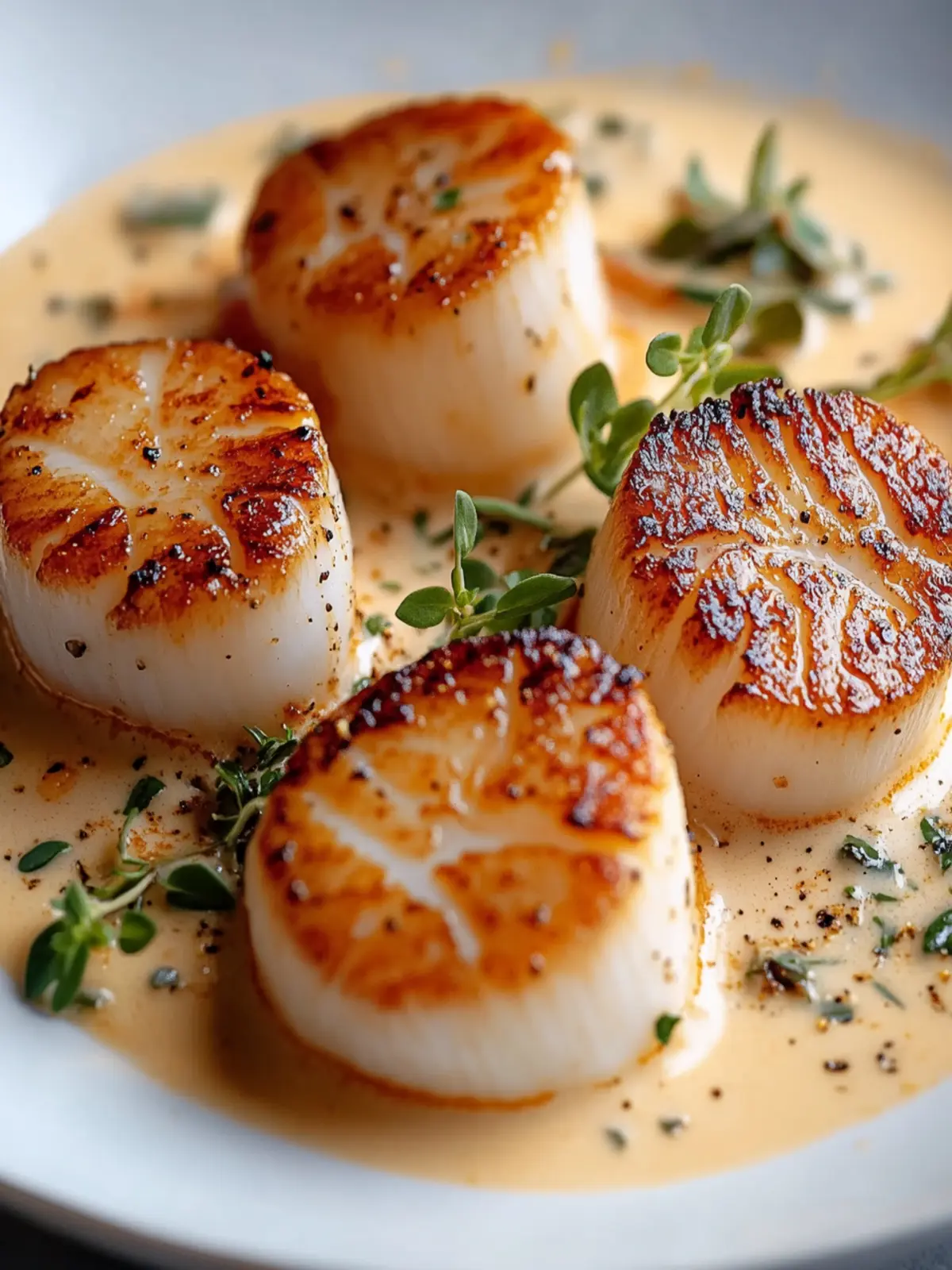 Indulge in Elegant Scallops with Vodka Cream Sauce Tonight 3 Elegant Scallops with Vodka Cream Sauce