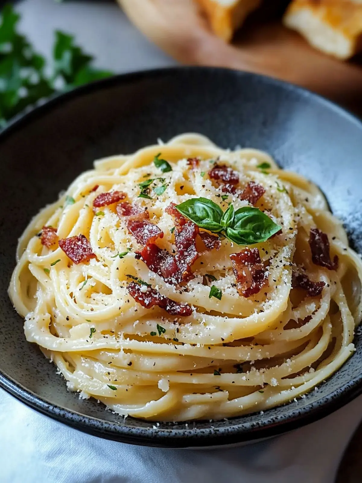 Creamy Bacon Carbonara Pasta: A Comfort Food Delight 3 Bacon Carbonara Pasta