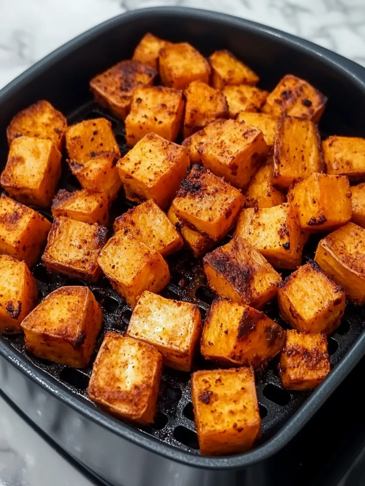 Air Fryer Sweet Potato Cubes: Your Healthy Snack Secret! 2 Air Fryer Sweet Potato Cubes: A Healthy Snack Guide