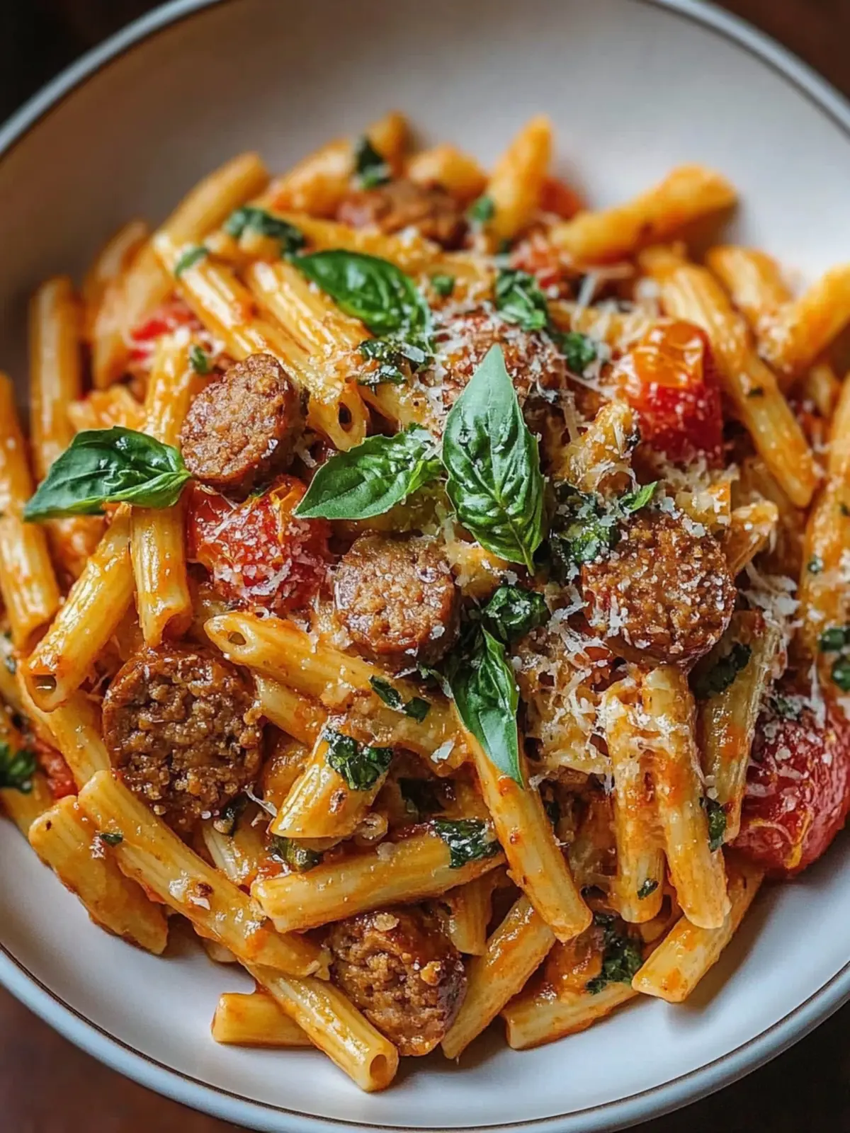 Spicy Sausage Tomato Pasta That's Ready in 30 Minutes 2 Spicy Sausage Tomato Pasta