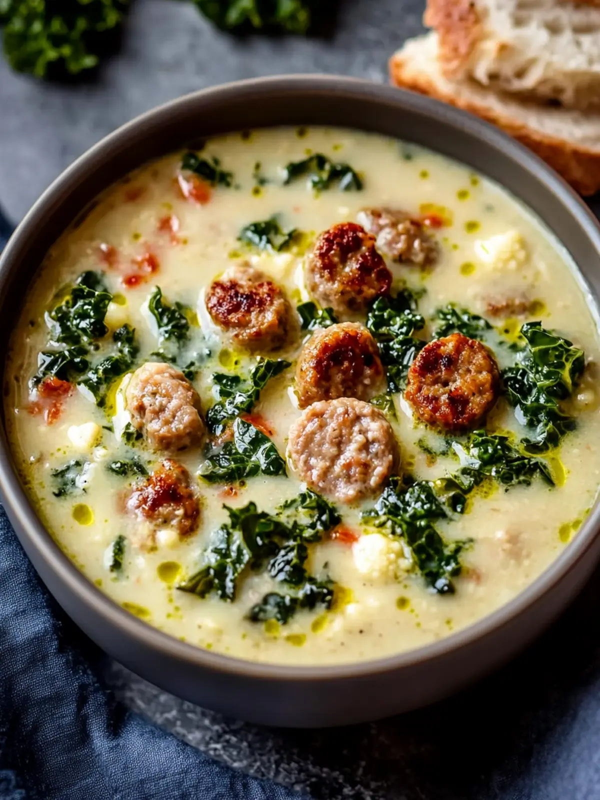 Nourishing Cauliflower Sausage Kale Soup for Cozy Nights 2 Cauliflower Sausage Kale Soup