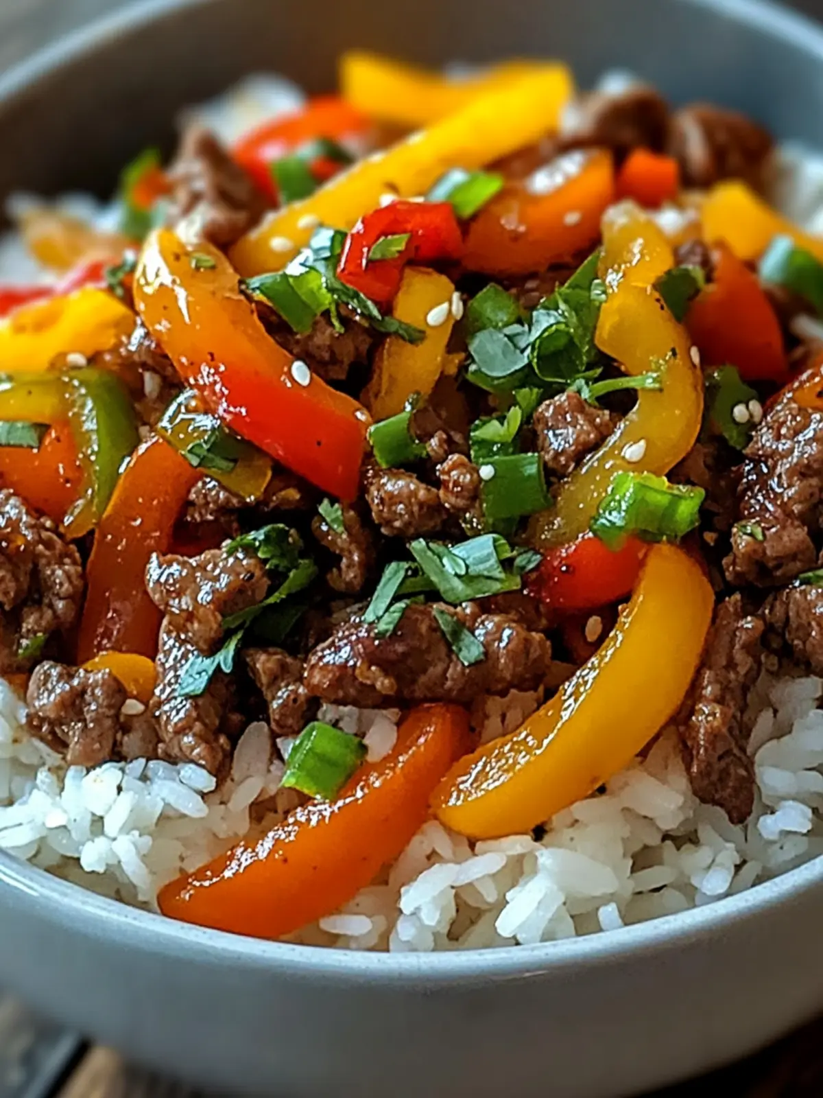 Beef and Pepper Rice Bowl: Quick, Flavor-Packed Delight 3 Beef and Pepper Rice Bowl