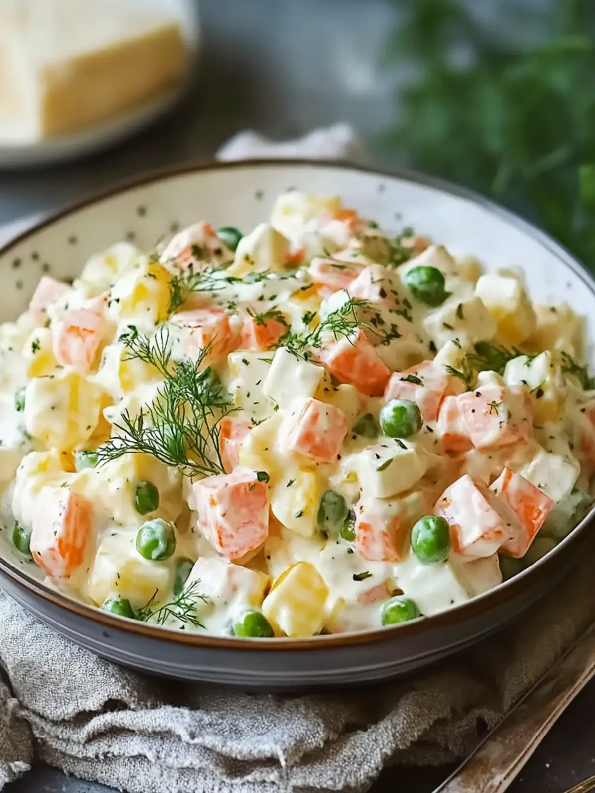 Savory Authentic Russian Salad Olivye for Your Next Feast 4 Authentic Russian Salad âOlivye