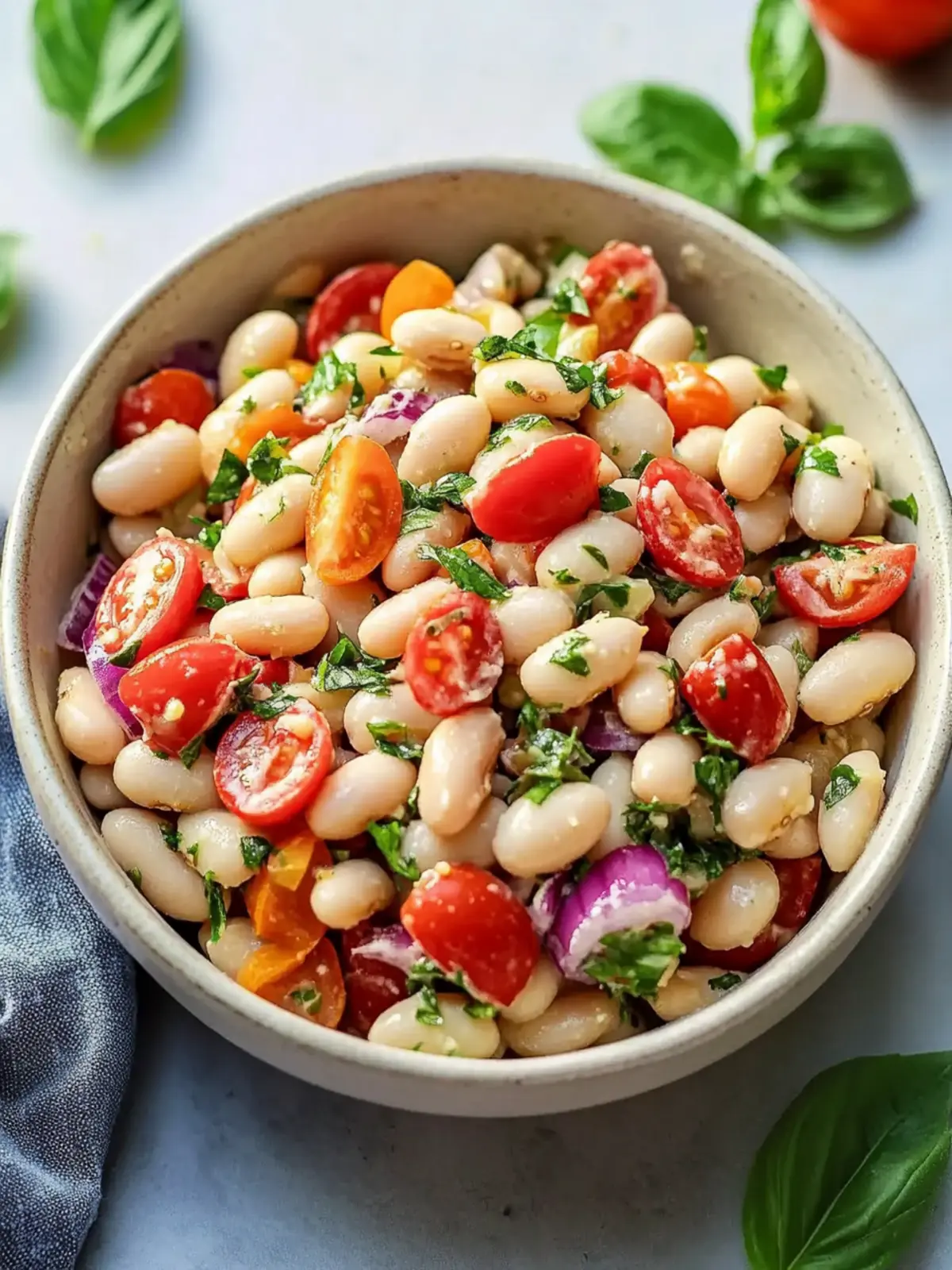 Easy Italian White Bean Salad: Fresh, Flavorful, and Simple 4 Easy Italian White Bean Salad