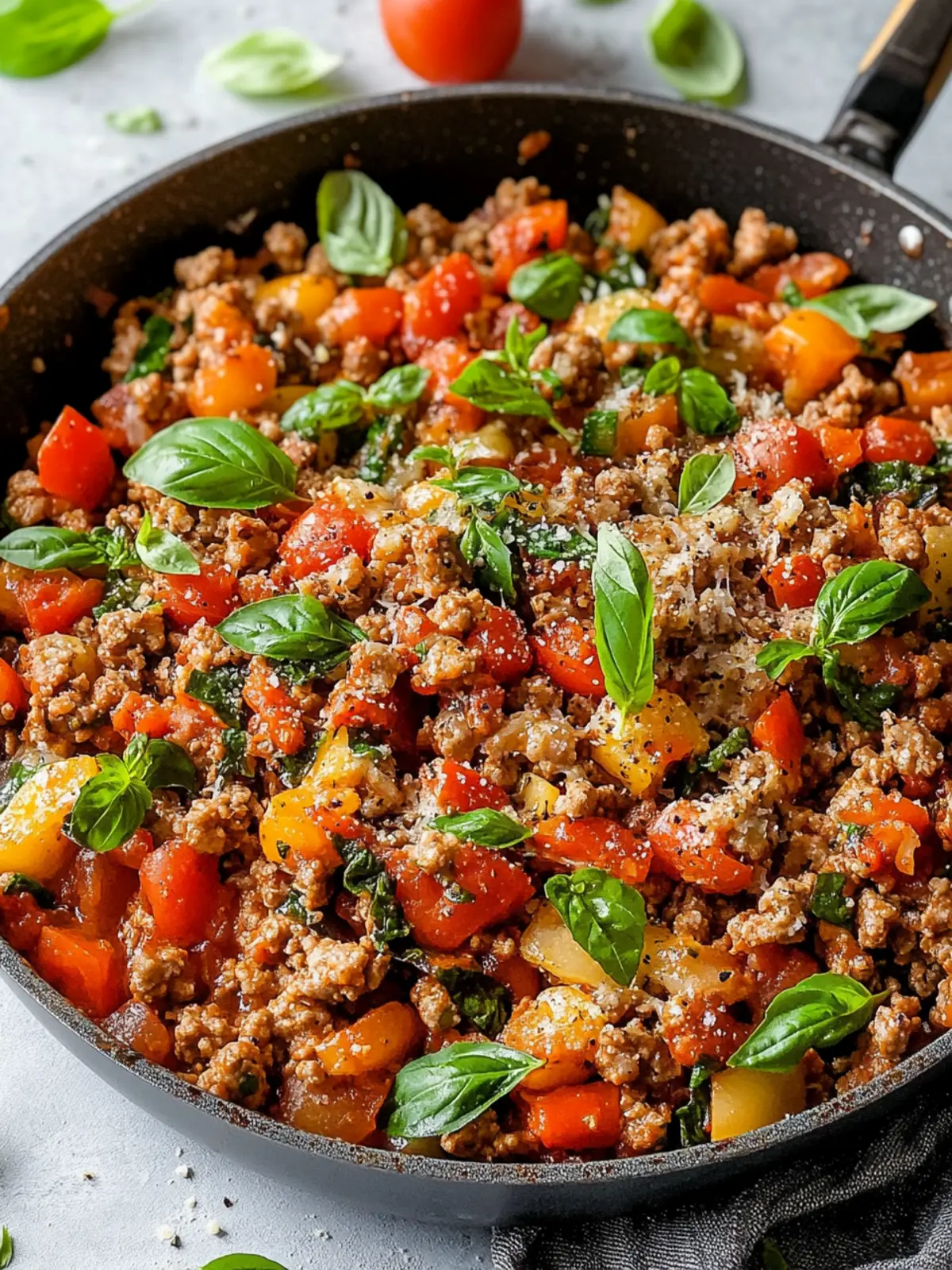 Savor the Flavor: Low-Carb Italian Ground Turkey Skillet Recipe 4 Low-Carb Italian Ground Turkey Skillet Recipe