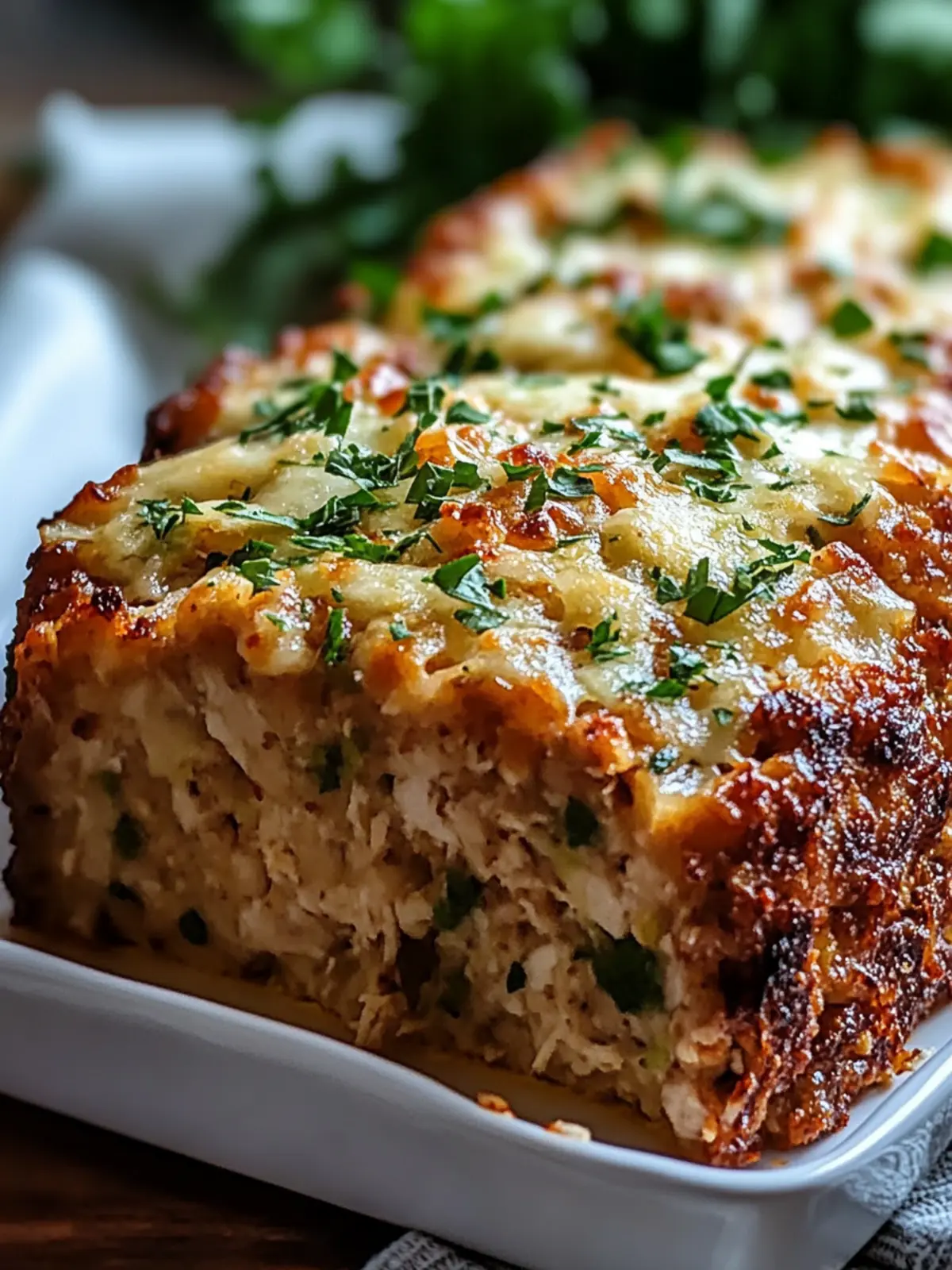 Savory Garlic Parmesan Chicken Meatloaf Your Family Will Love 4 Garlic Parmesan Chicken Meatloaf