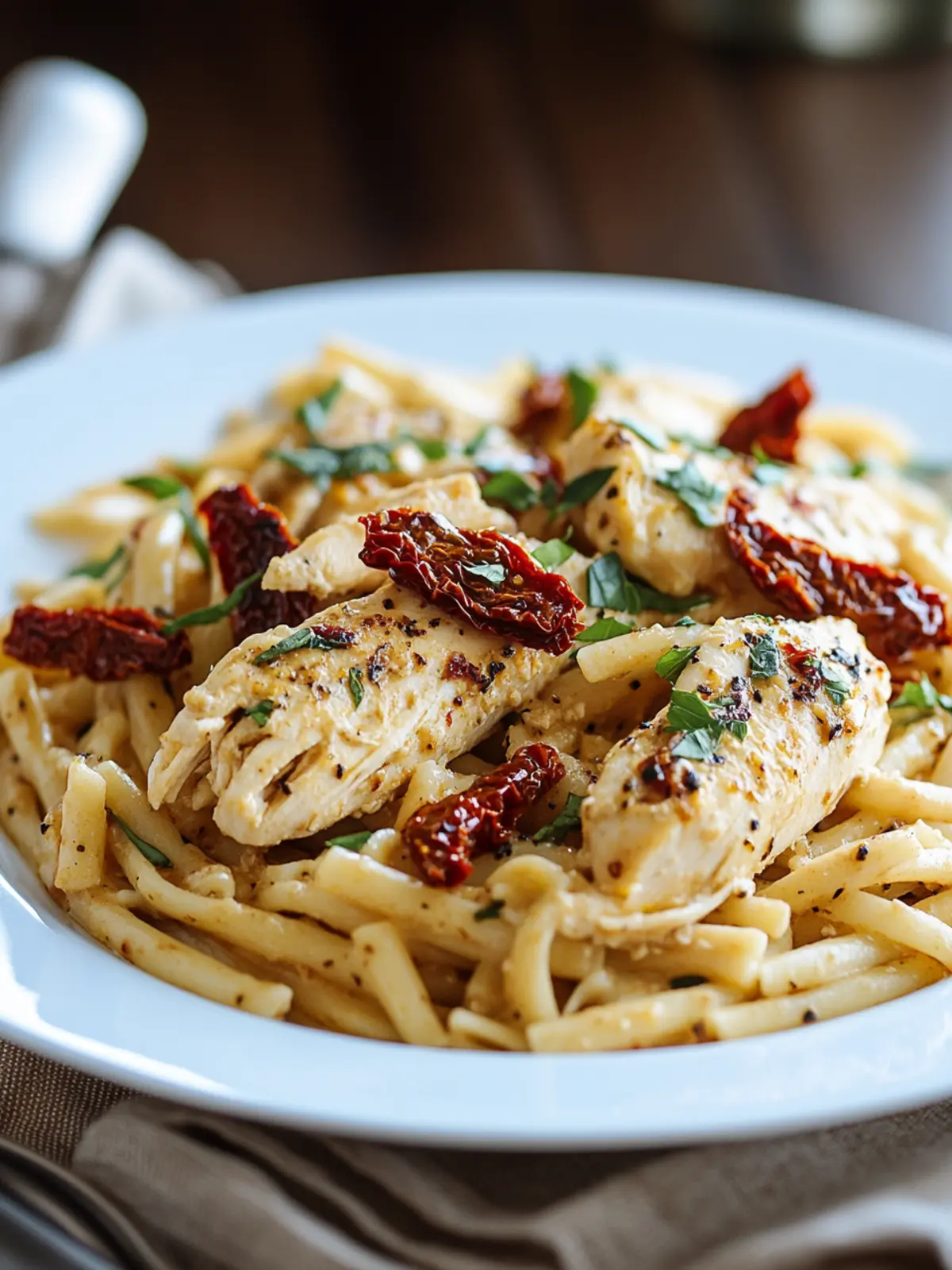 Creamy Sun-Dried Tomato Chicken Pasta for Ultimate Comfort 3 Sun-Dried Tomato Chicken Pasta