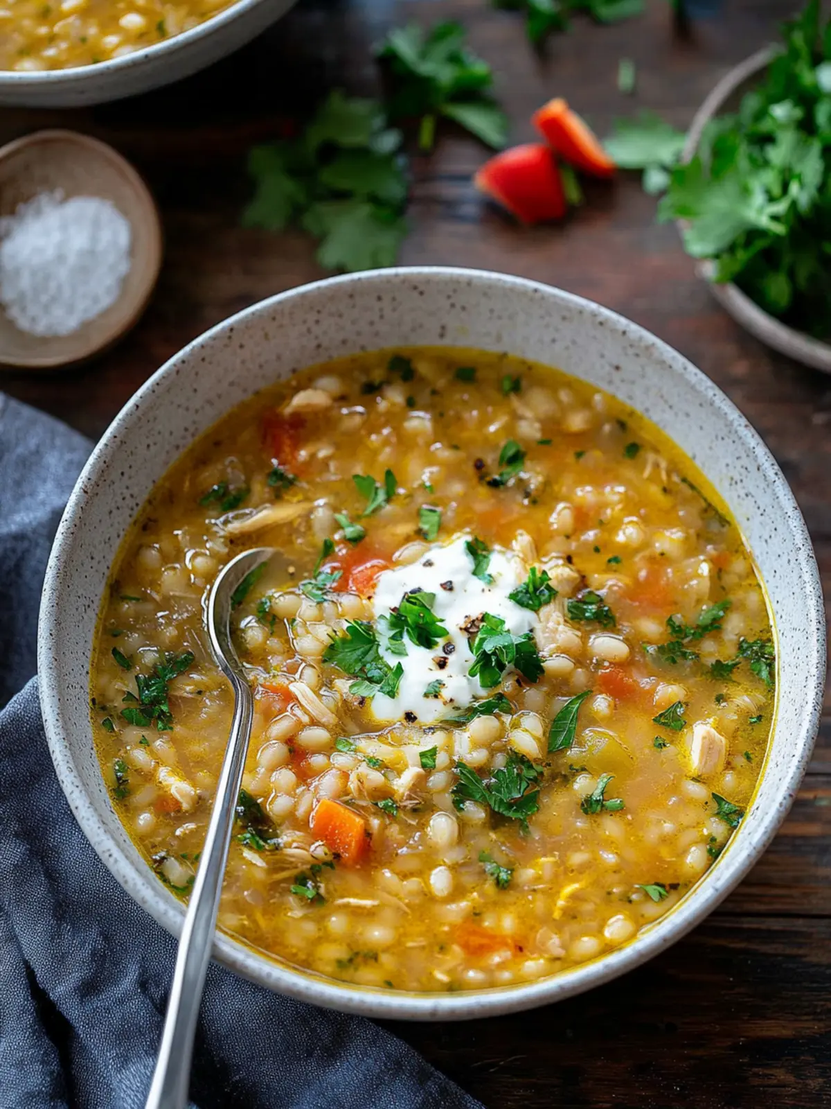 Cozy Up with Persian Chicken Barley Soup Perfection 2 Persian Chicken Barley Soup