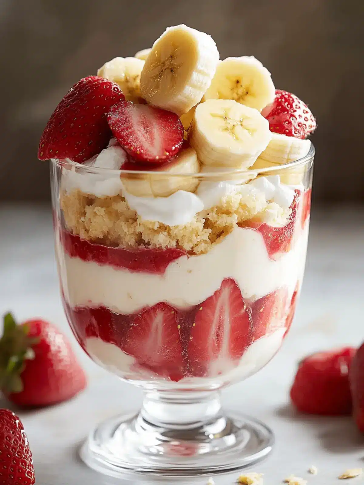 Strawberry Banana Pudding Dream: Your No-Bake Summer Bliss 4 Strawberry Banana Pudding Dream