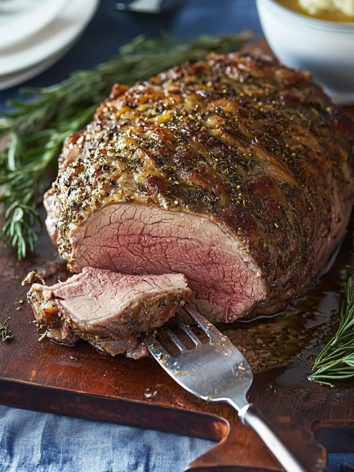 Mouthwatering Roast Leg of Lamb with Herb Garlic Rub 4 Roast Leg of Lamb