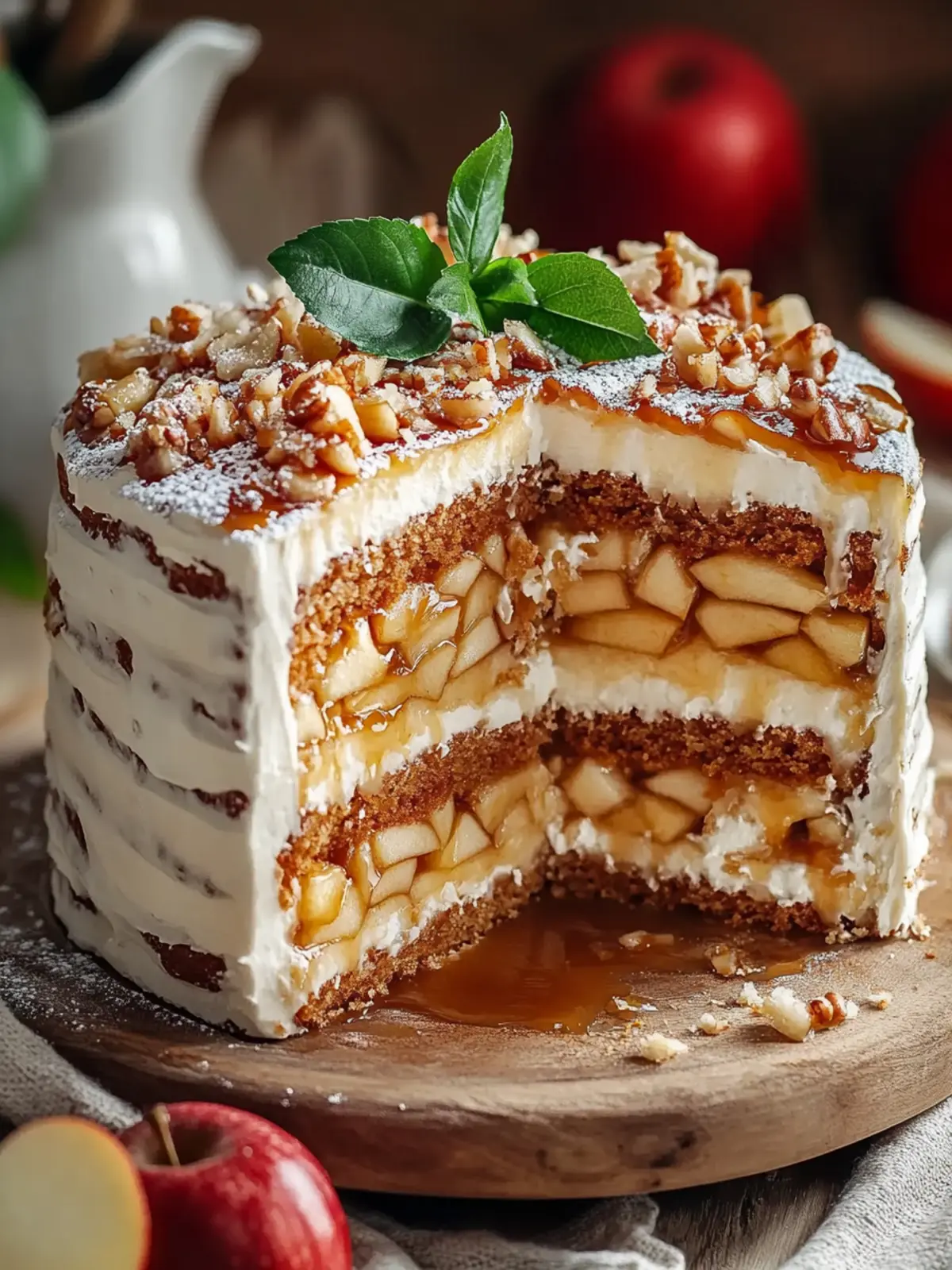 Caramel Apple Layers Cake That Will Wow Your Guests 2 Caramel Apple Layers Cake
