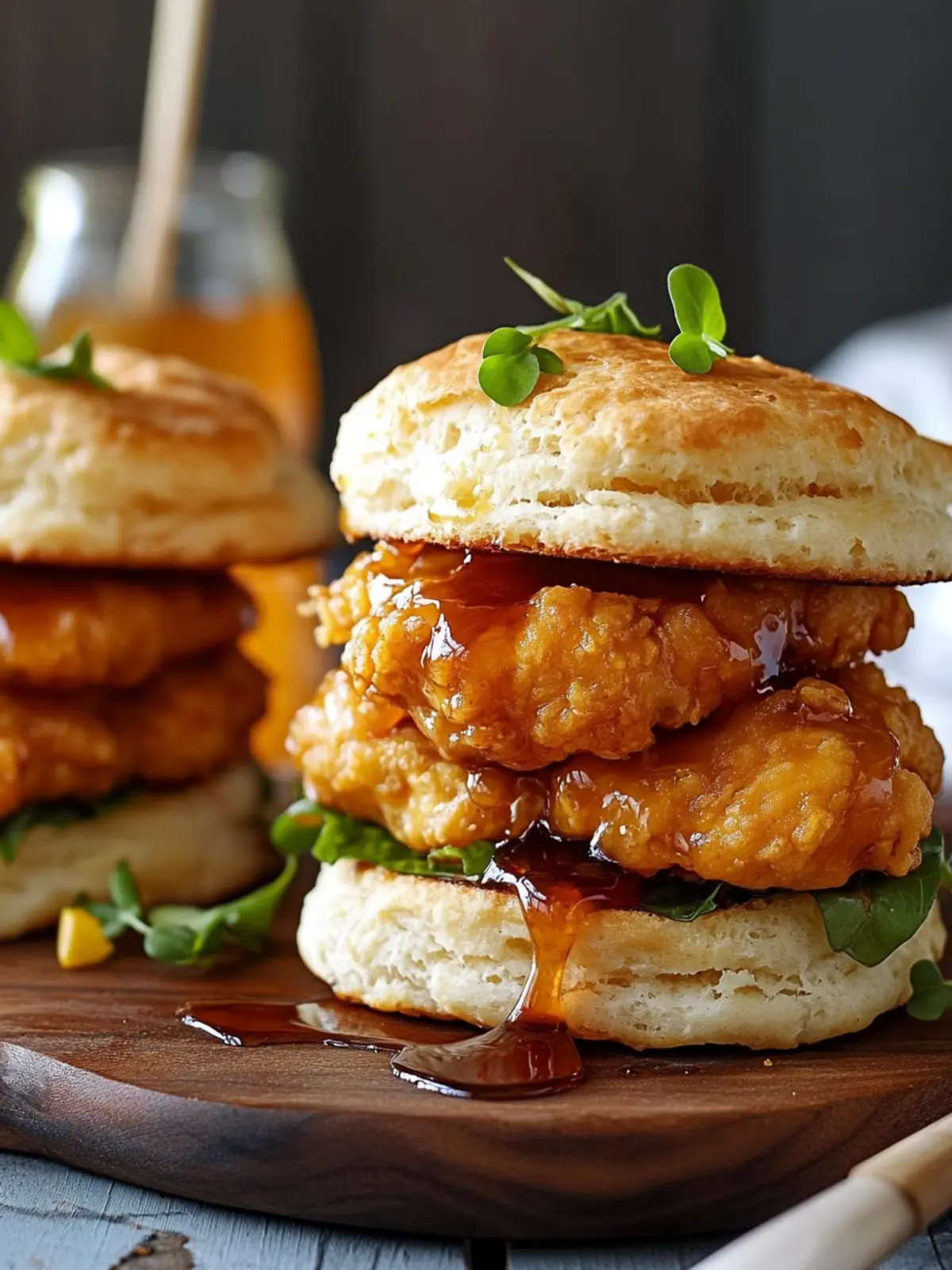 Irresistible Hot Honey Chicken Biscuit Sandwiches to Savor 4 Hot Honey Chicken Biscuit Sandwiches