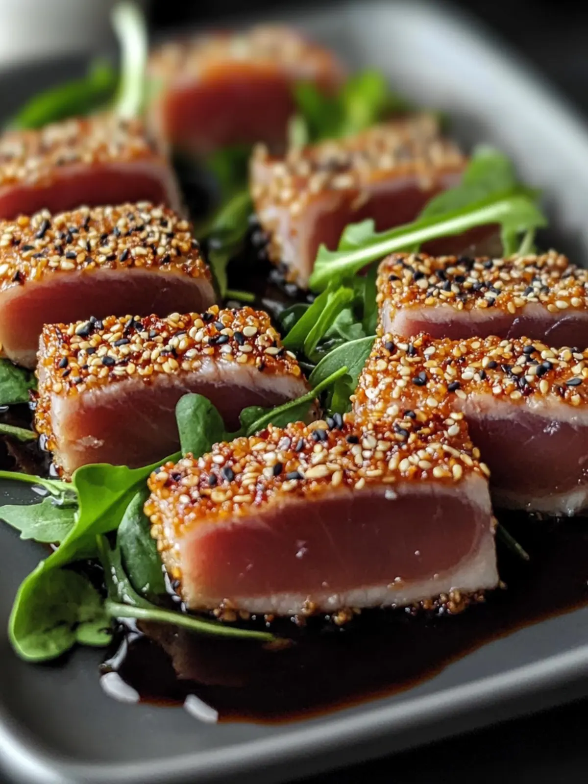 Sesame-Crusted Seared Tuna: Quick Gourmet Delight at Home 4 Sesame-Crusted Seared Tuna