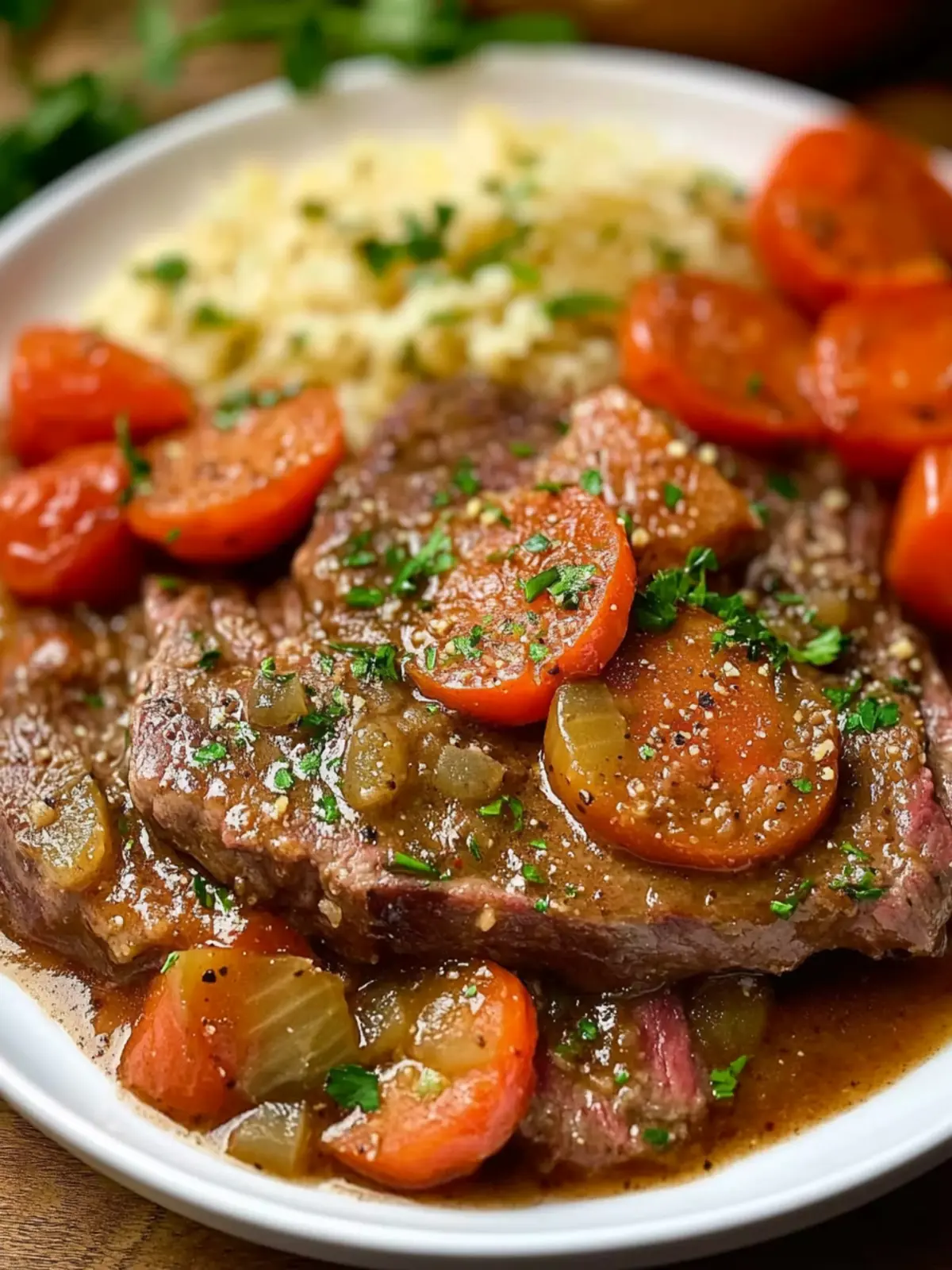 Slow Cooker Swiss Steak: Savory, Tender Comfort in One Pot 4 Slow Cooker Swiss Steak