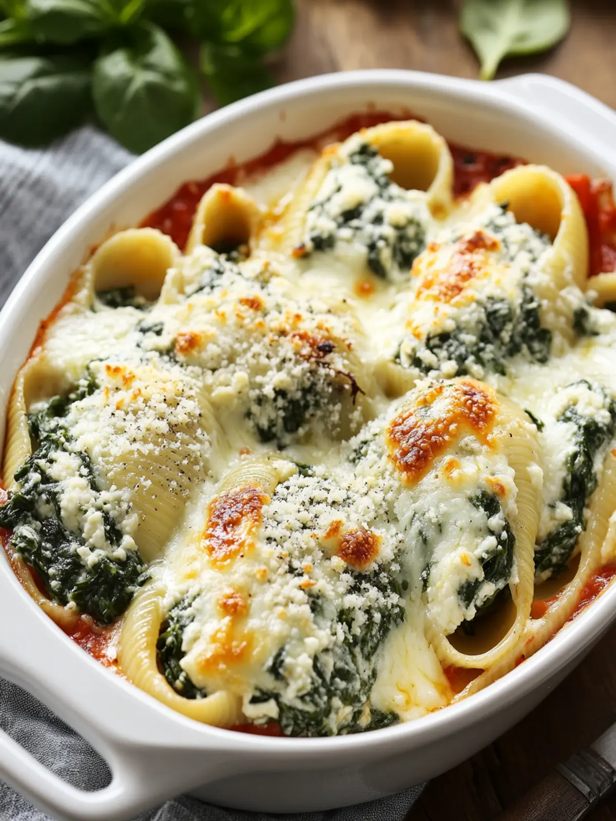 Delicious Spinach Ricotta Stuffed Shells for Cozy Nights 4 Spinach Ricotta Stuffed Shells