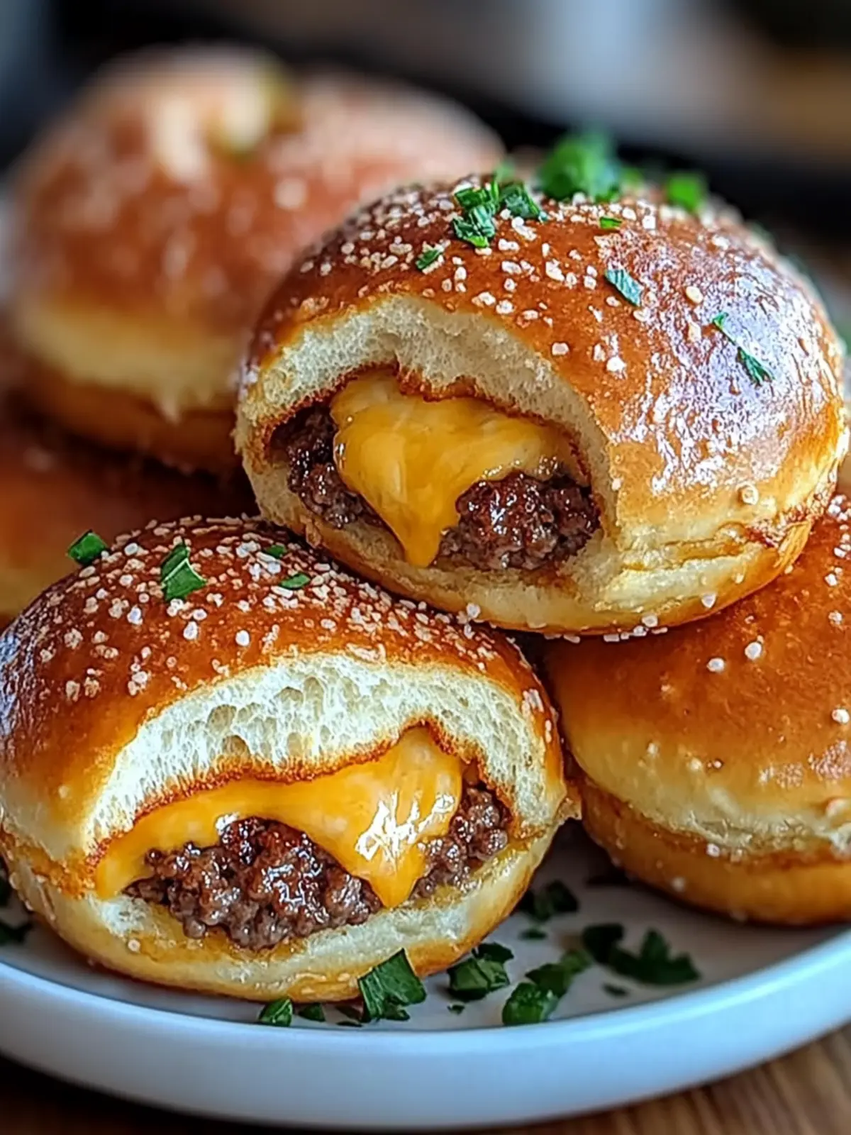 Cheeseburger Pretzel Bombs: Your Ultimate Game Day Snack 3 Cheeseburger Pretzel Bombs