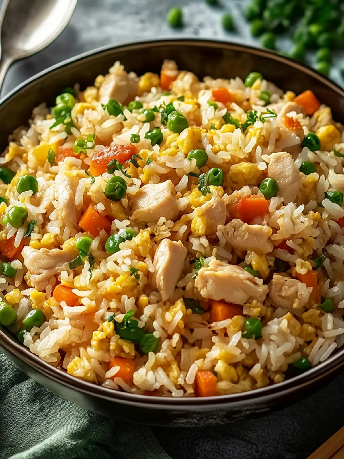Delicious Chicken Fried Rice Loaded with Fresh Veggies 4 Chicken Fried Rice