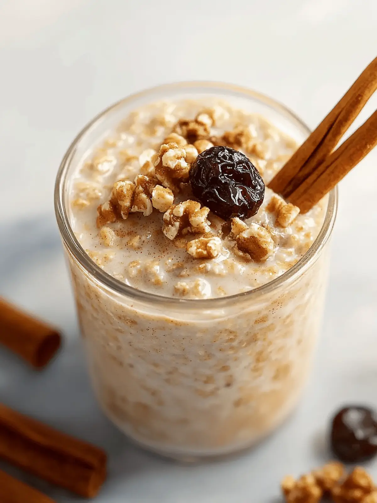 Cinnamon-Raisin Overnight Oats: Your Cozy Breakfast Fix 2 Cinnamon-Raisin Overnight Oats