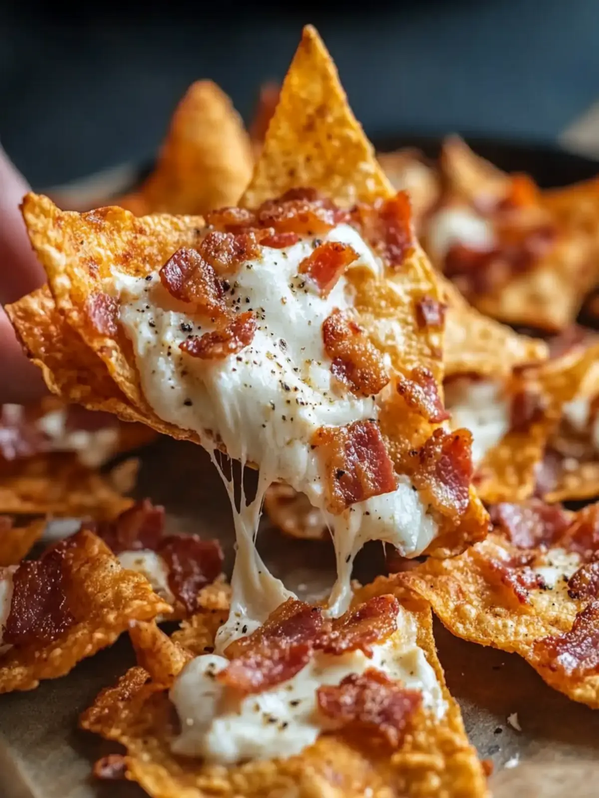 Cream Cheese and Bacon Stuffed Doritos: Your New Go-To Snack 2 Cream Cheese and Bacon Stuffed Doritos