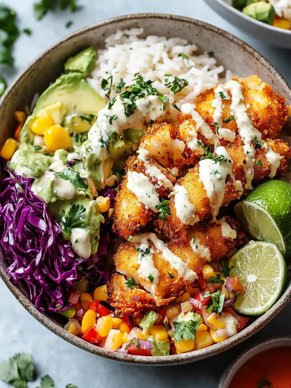 Crispy Fish Taco Bowls: Quick, Flavorful Family Delight 2 Crispy Fish Taco Bowls