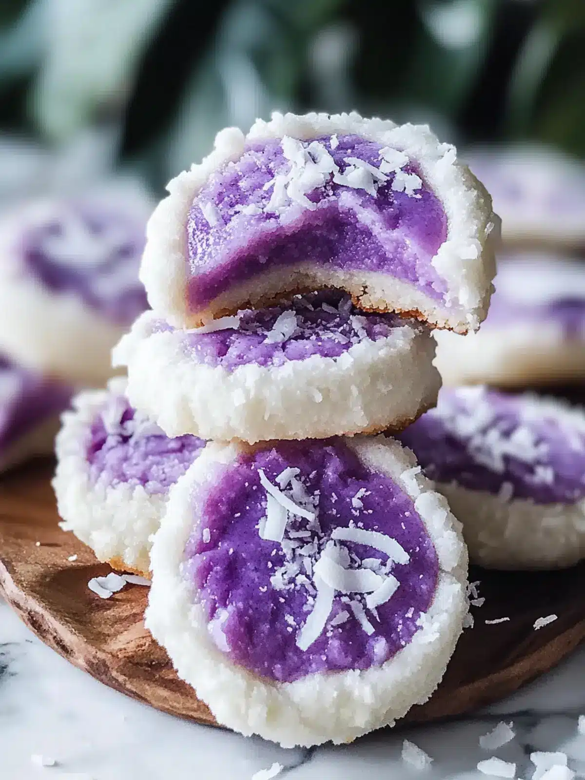 Divine Coconut Ube Besito Cookies: Sweet, Chewy Perfection 3 Divine Coconut Ube Besito Cookies
