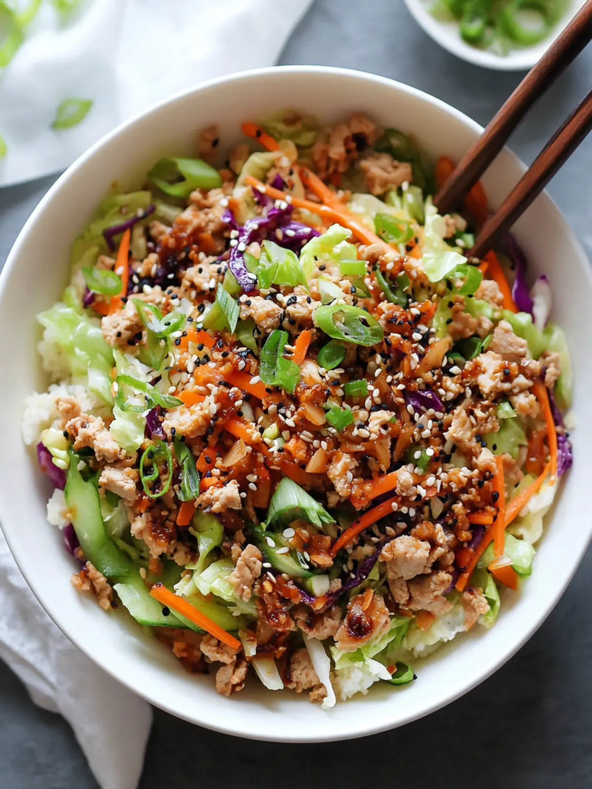 20-Minute Paleo Egg Roll Bowls for Quick Comfort Food Bliss 3 20-Minute Paleo Egg Roll Bowls