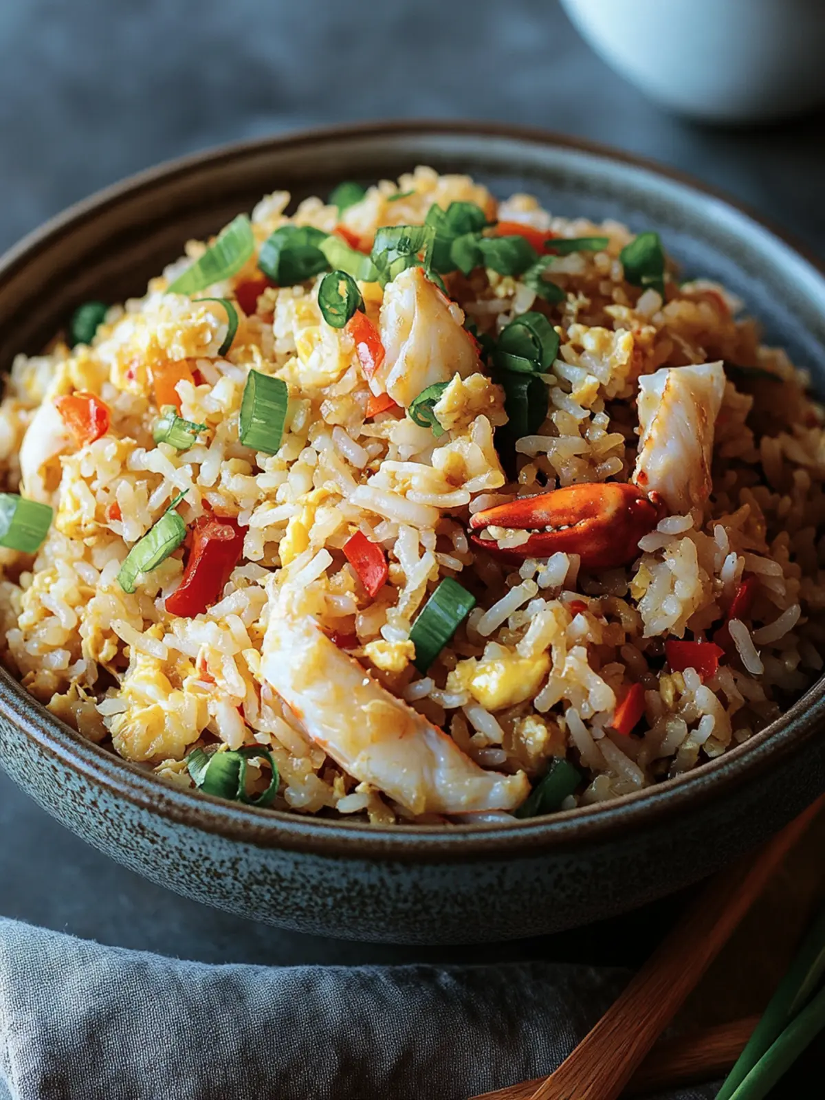 Delicious Crab Fried Rice in Just 20 Minutes Flat 2 Crab Fried Rice