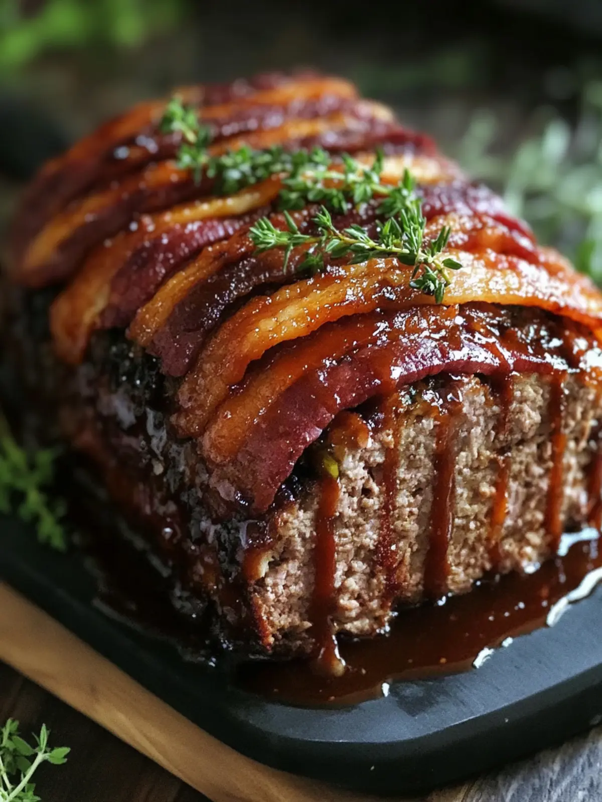 Savor Ultimate Whiskey BBQ Meatloaf with a Crispy Bacon Blanket 3 Whiskey BBQ Meatloaf with Bacon Blanket