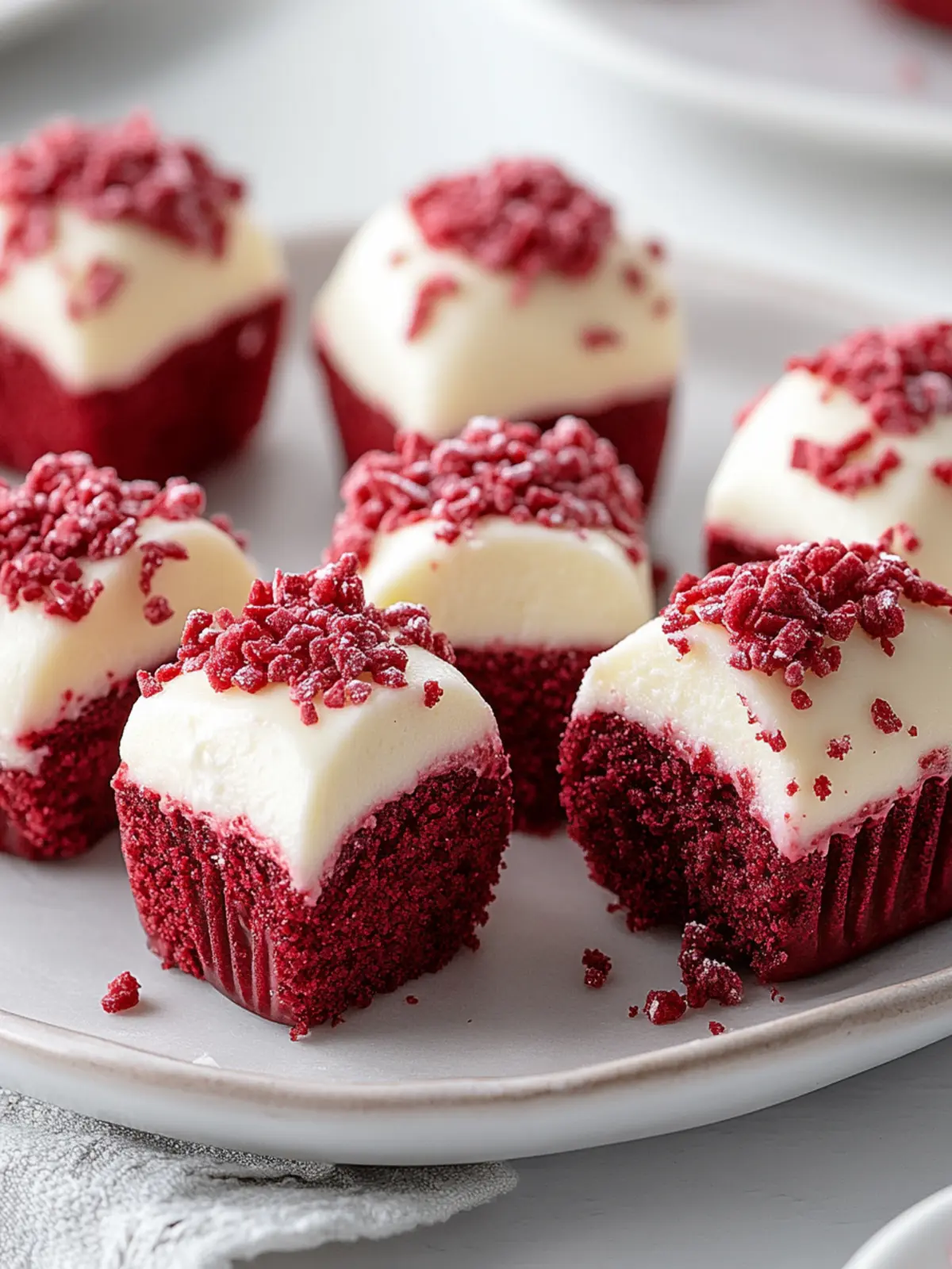 Irresistible Red Velvet Cheesecake Bites You ll Love 2 Red Velvet Cheesecake Bites