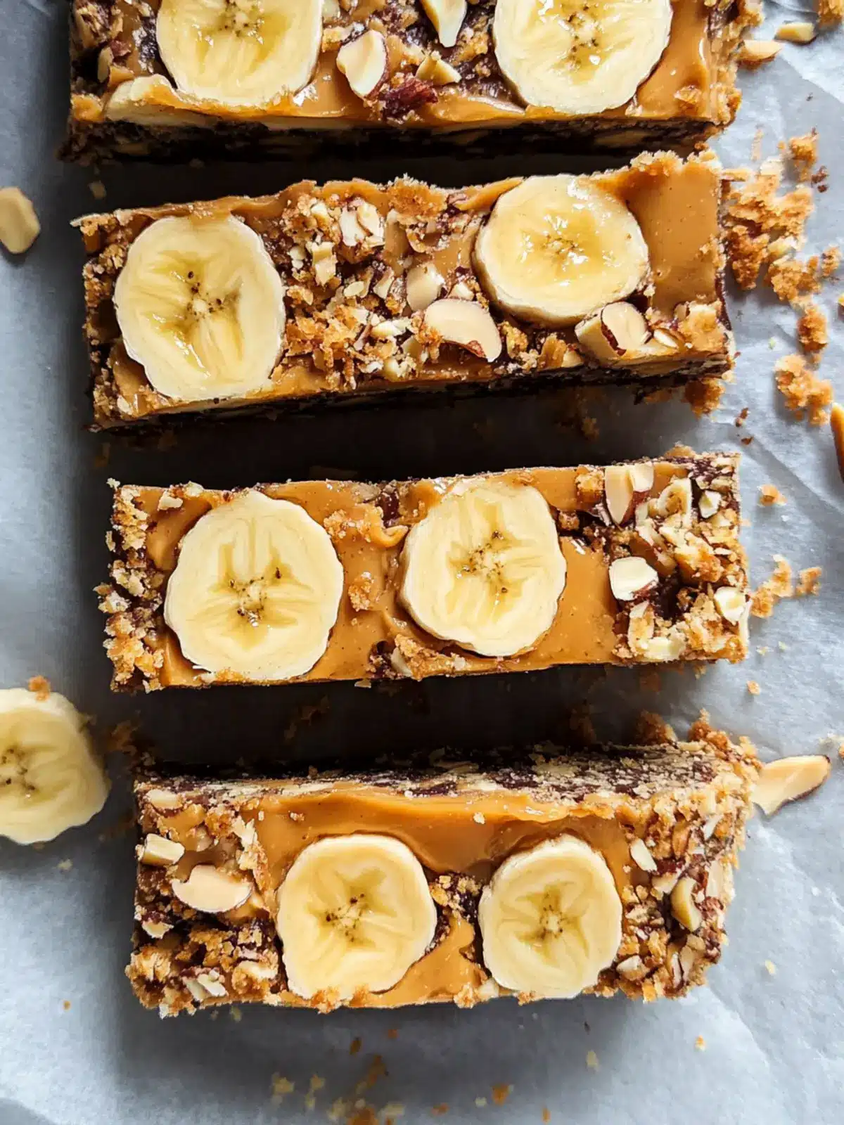 Delicious Banana Peanut Bars: Healthy & Sugar-Free Snack! 3 Banana peanut bars