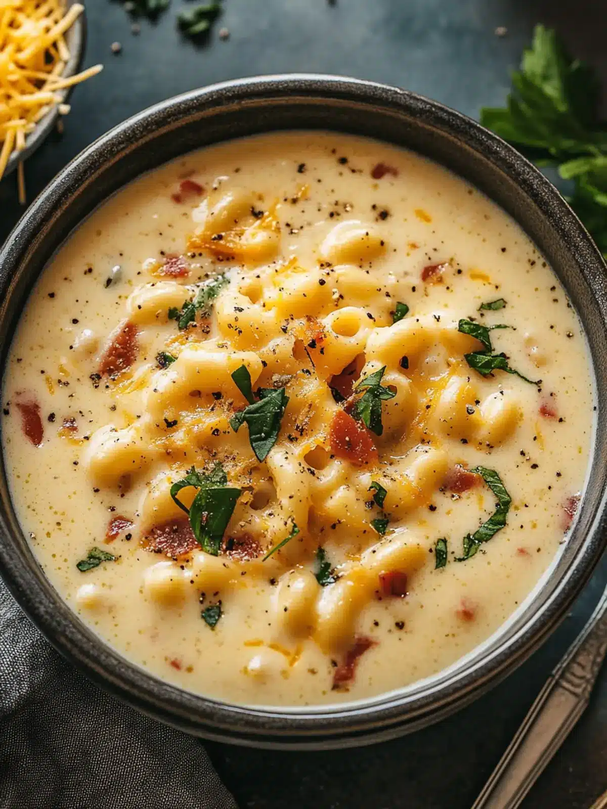 Creamy Mac and Cheese Soup for Cozy Family Nights 3 Mac and Cheese Soup