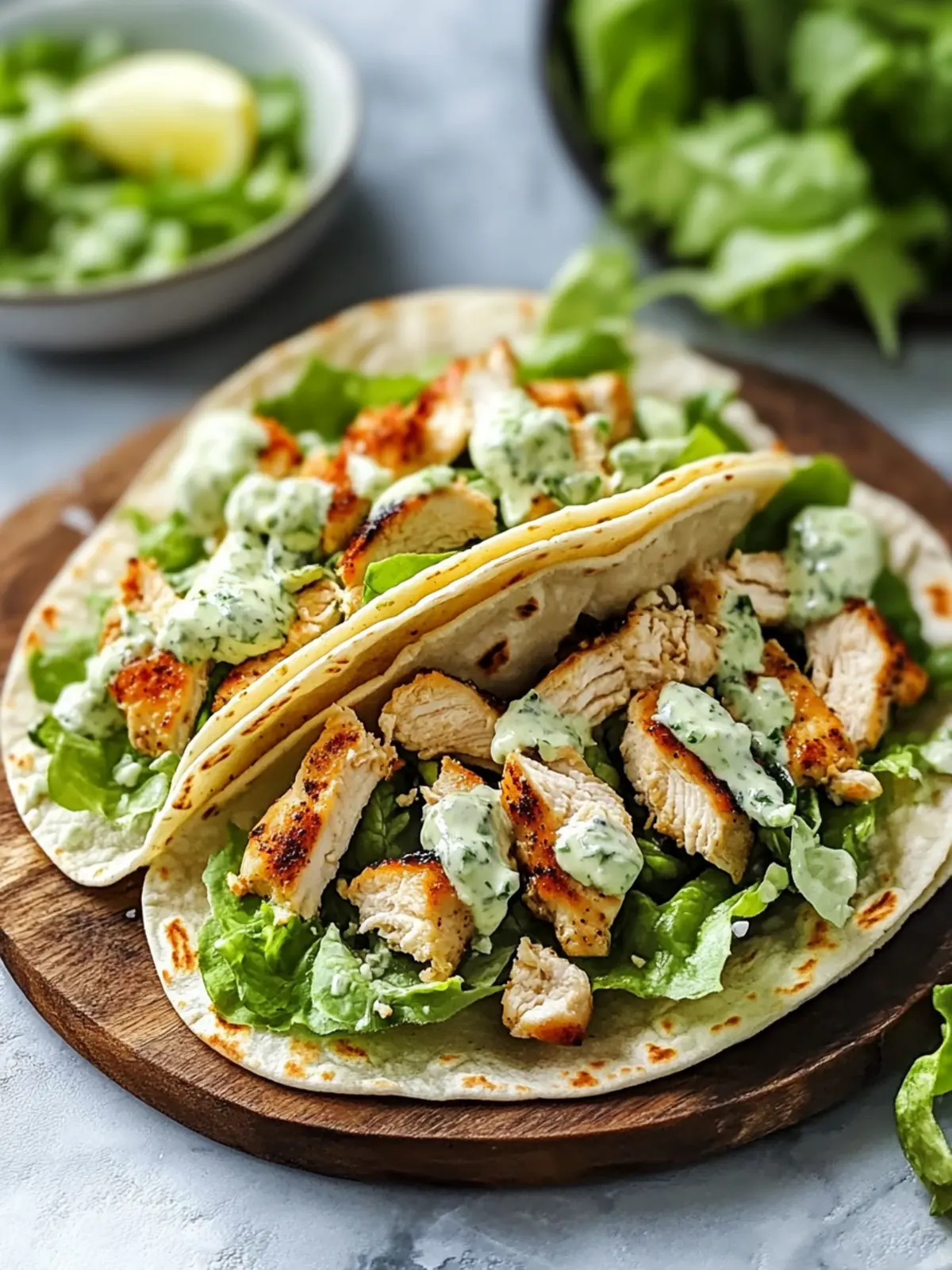 Smash Chicken Caesar Tacos: Your New Quick Dinner Obsession 3 Smash Chicken Caesar Tacos