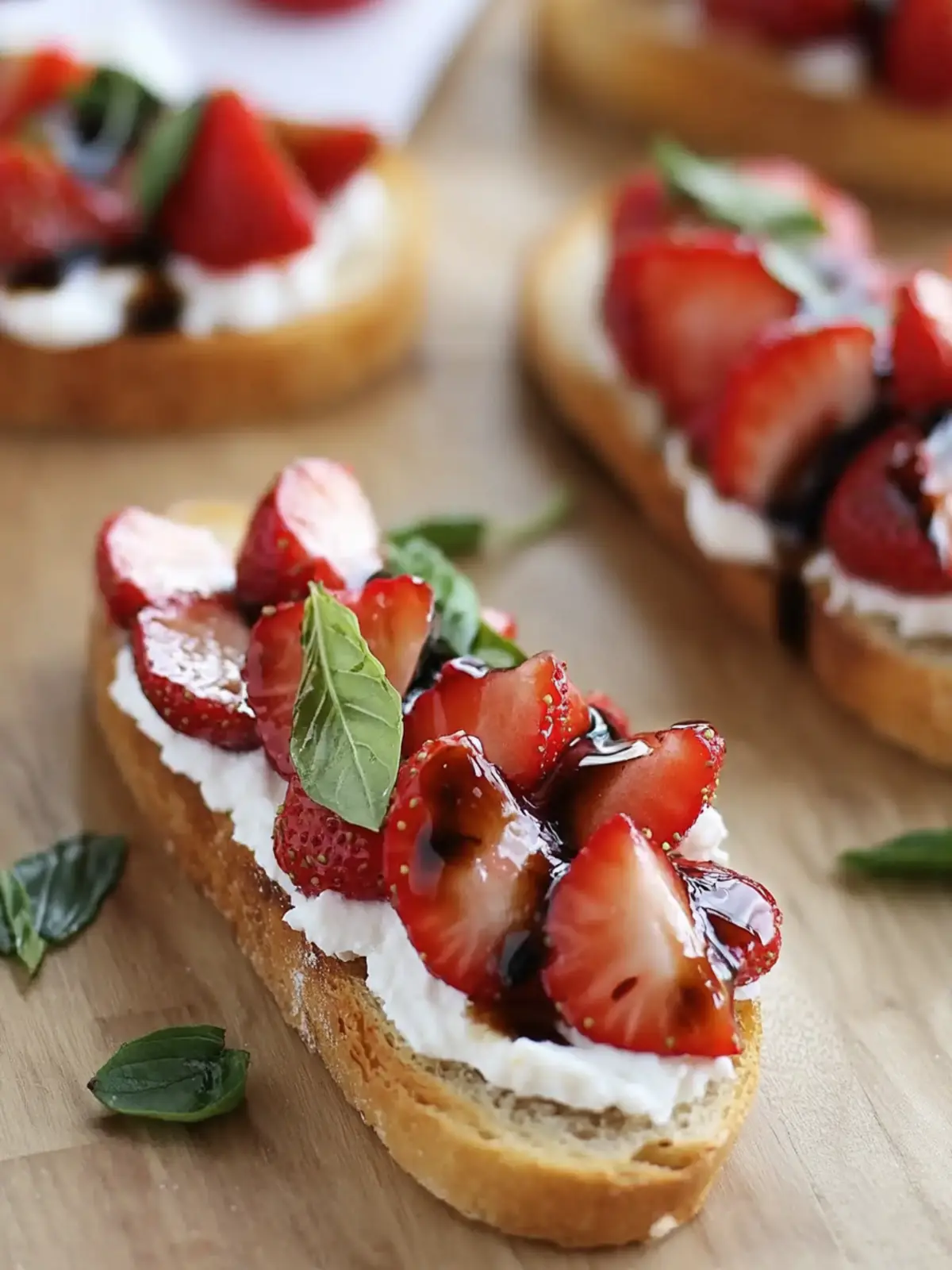 Balsamic Strawberry & Goat Cheese Crostini: A Quick Treat 3 Balsamic Strawberry & Goat Cheese Crostini