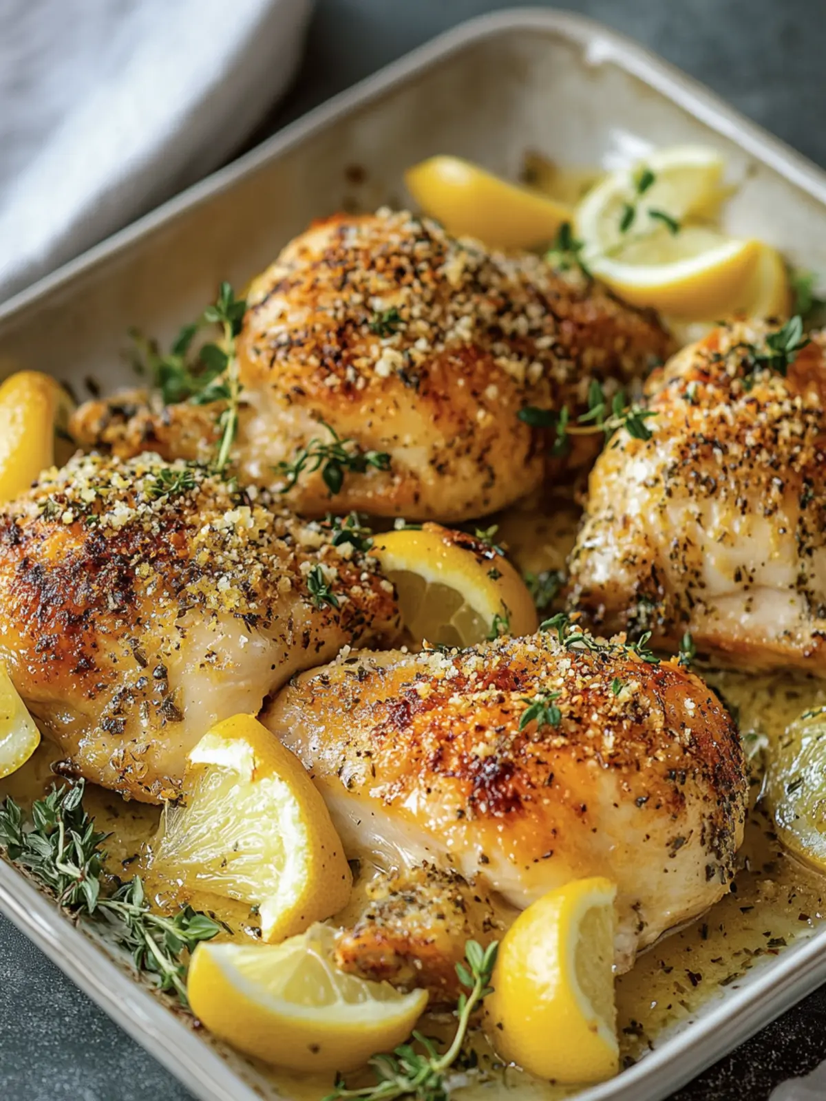 Lemon Parmesan Roasted Chicken for Flavor-Packed Weeknights 4 Lemon Parmesan Roasted Chicken
