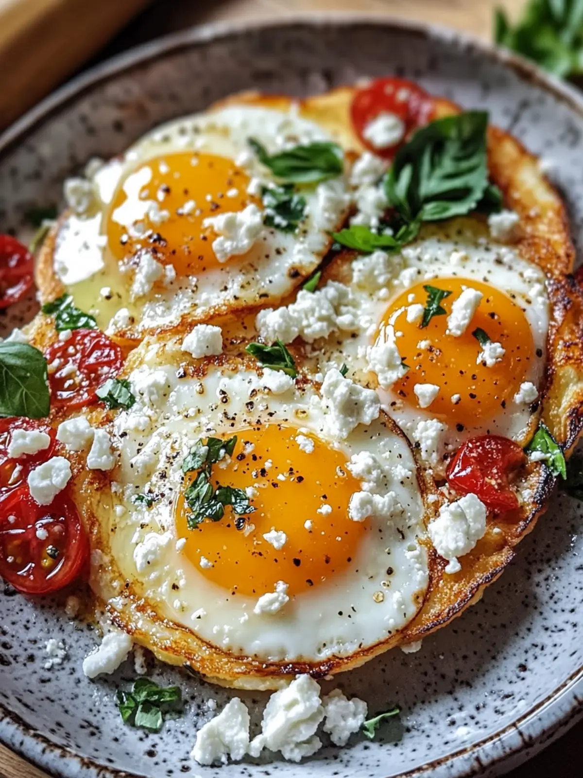 Crispy Feta Fried Eggs for a Flavor-Packed Breakfast Boost 2 Crispy Feta Fried Eggs