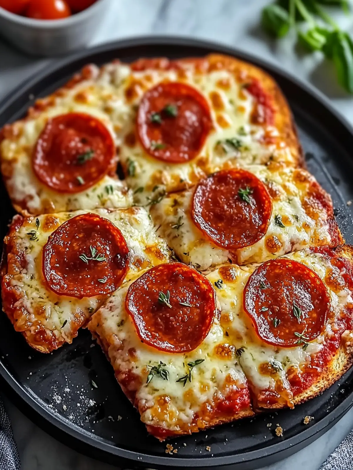 Crispy Air Fryer Cottage Cheese Pizza Toast in Just 15 Minutes 4 Crispy Air Fryer Cottage Cheese Pizza Toast