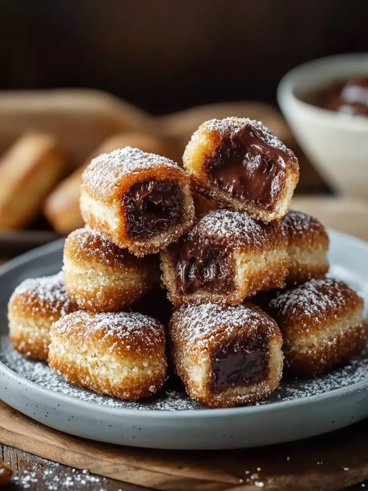 Nutella Churro Bites: Crispy Bliss in Every Decadent Bite 4 Nutella Churro Bites