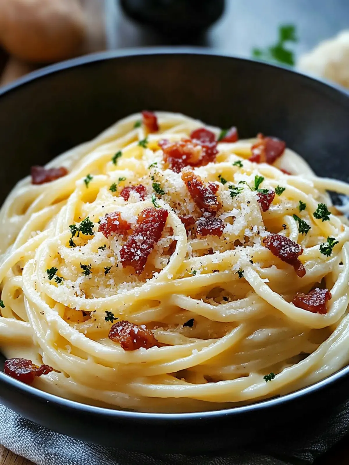 Creamy Bacon Carbonara Pasta: A Comfort Food Delight 4 Bacon Carbonara Pasta
