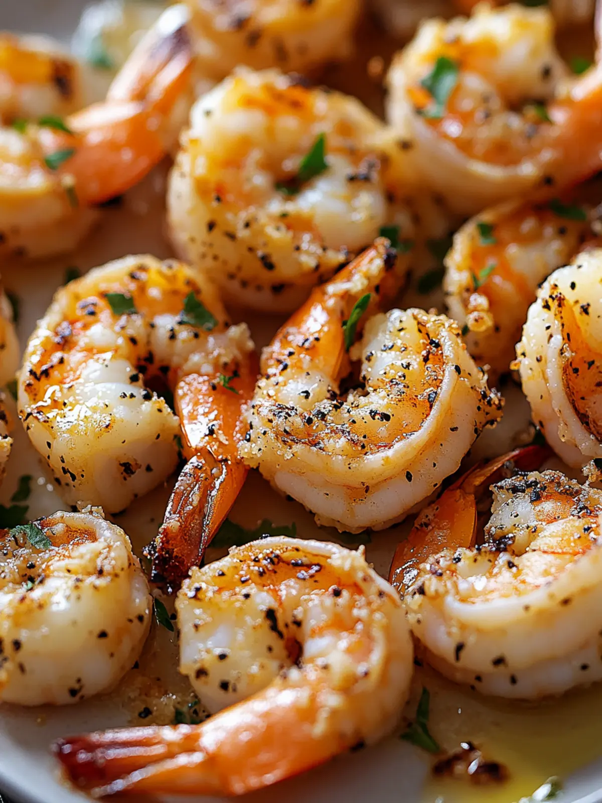 Garlic Parmesan Roasted Shrimp in 20 Minutes Flat! 4 Garlic Parmesan Roasted Shrimp