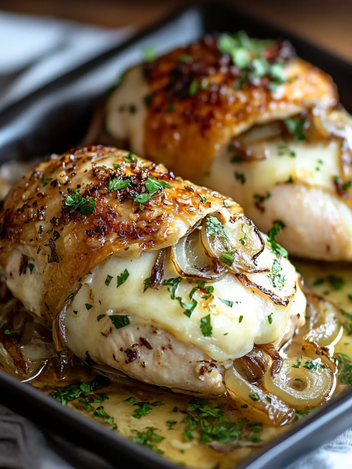 Savory French Onion Stuffed Chicken for Cozy Nights In 3 French Onion Stuffed Chicken