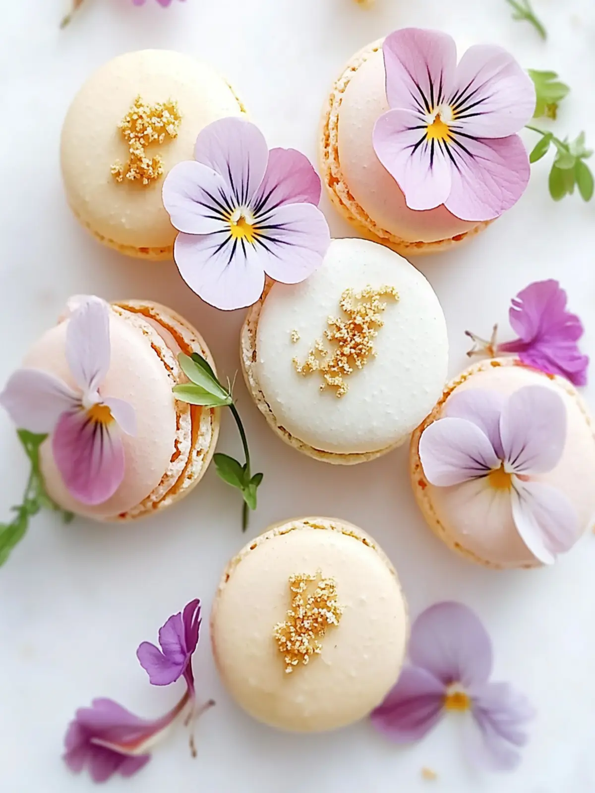 Flower Macarons: Whimsical Treats for Sweet Celebrations 2 Flower Macarons