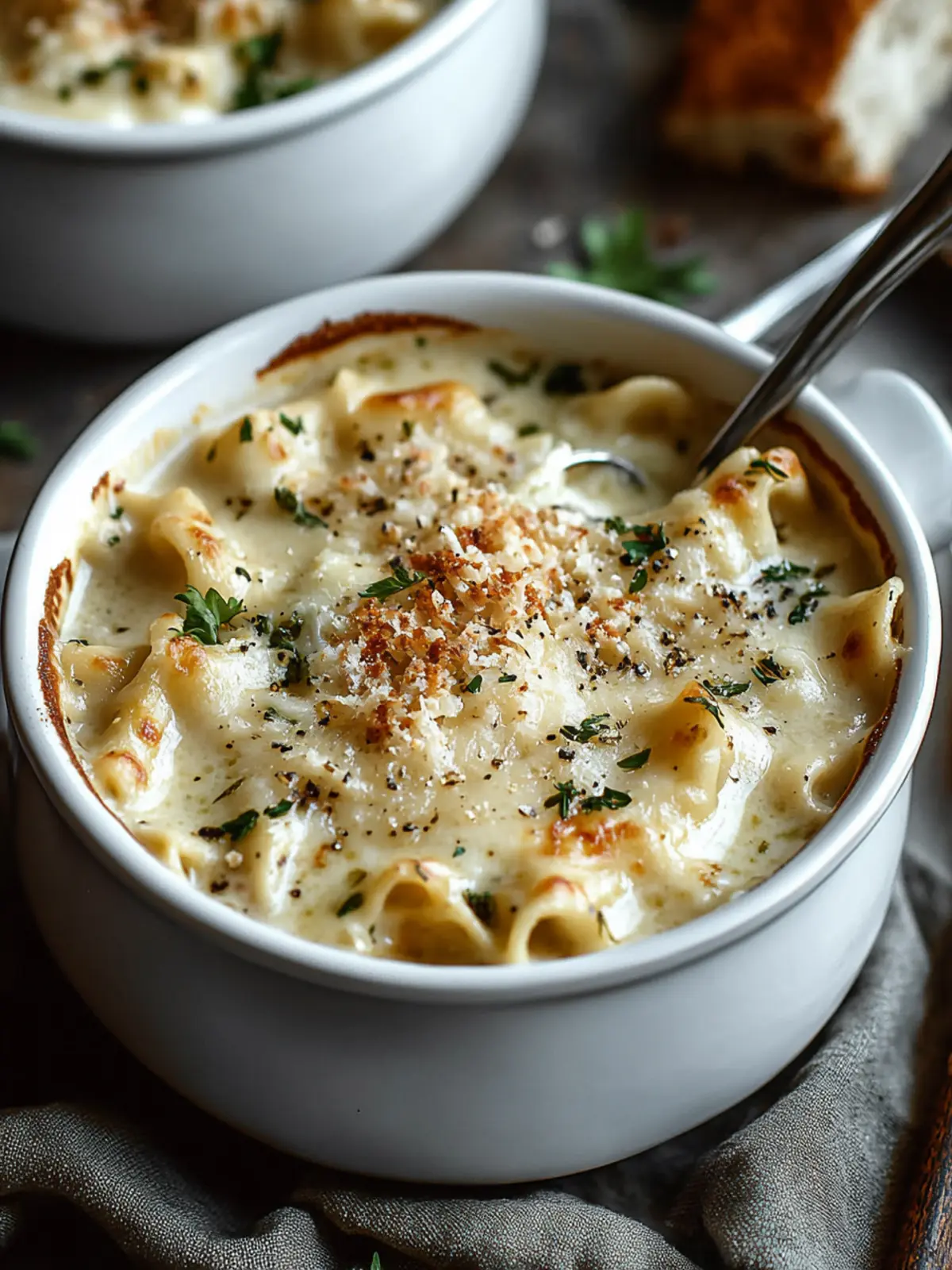 Creamy Alfredo Lasagna Soup for Cozy Weeknight Dinners 2 Creamy Alfredo Lasagna Soup