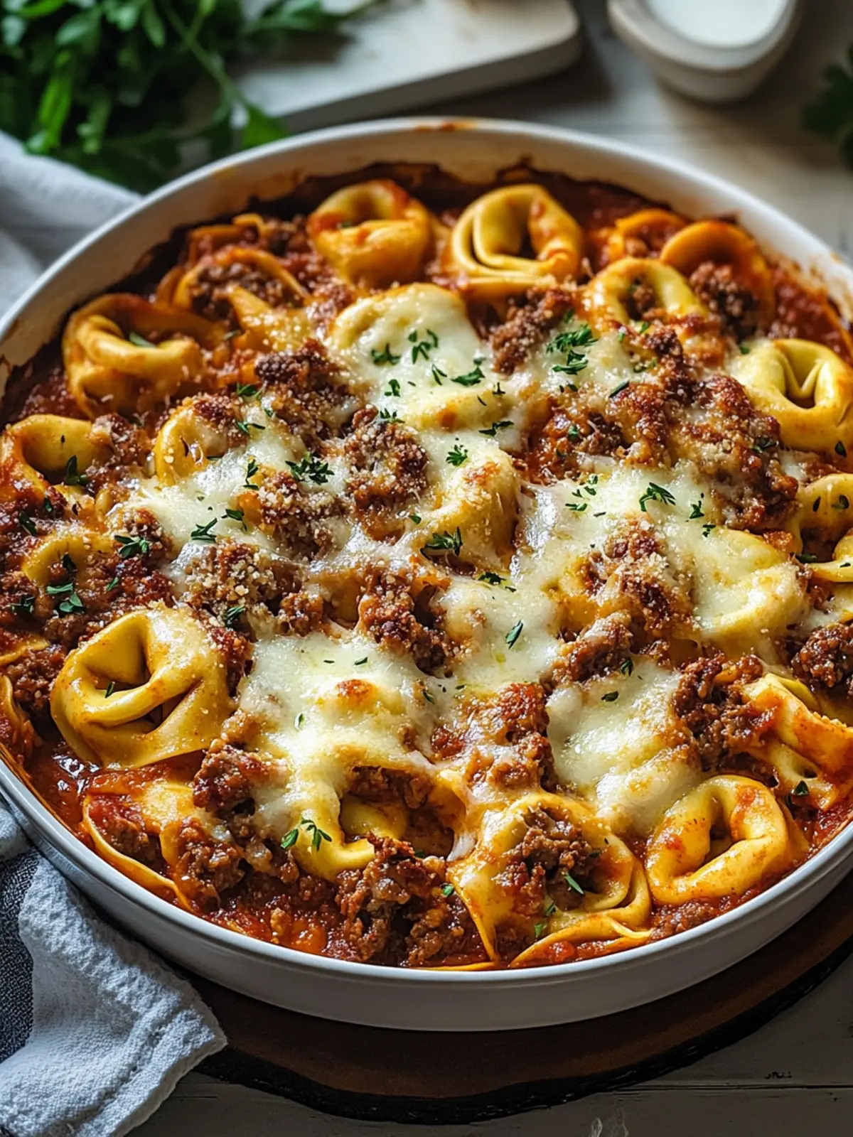 Beefy Tortellini Bake: Your Ultimate Comfort Food Party Dish 4 Beefy Tortellini Bake