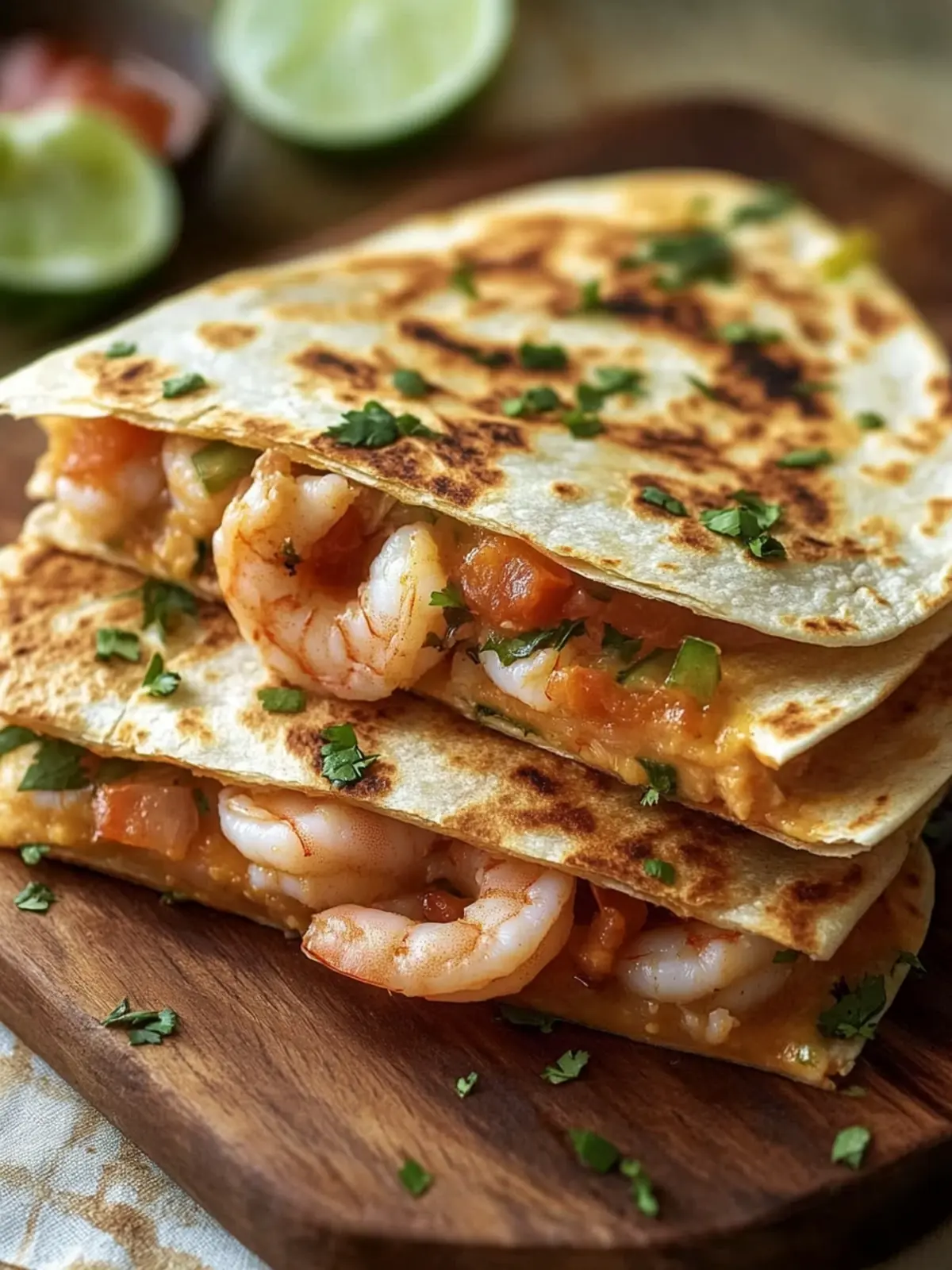 Savory Shrimp Quesadillas that Deliver Flavor in Minutes 2 Shrimp Quesadillas