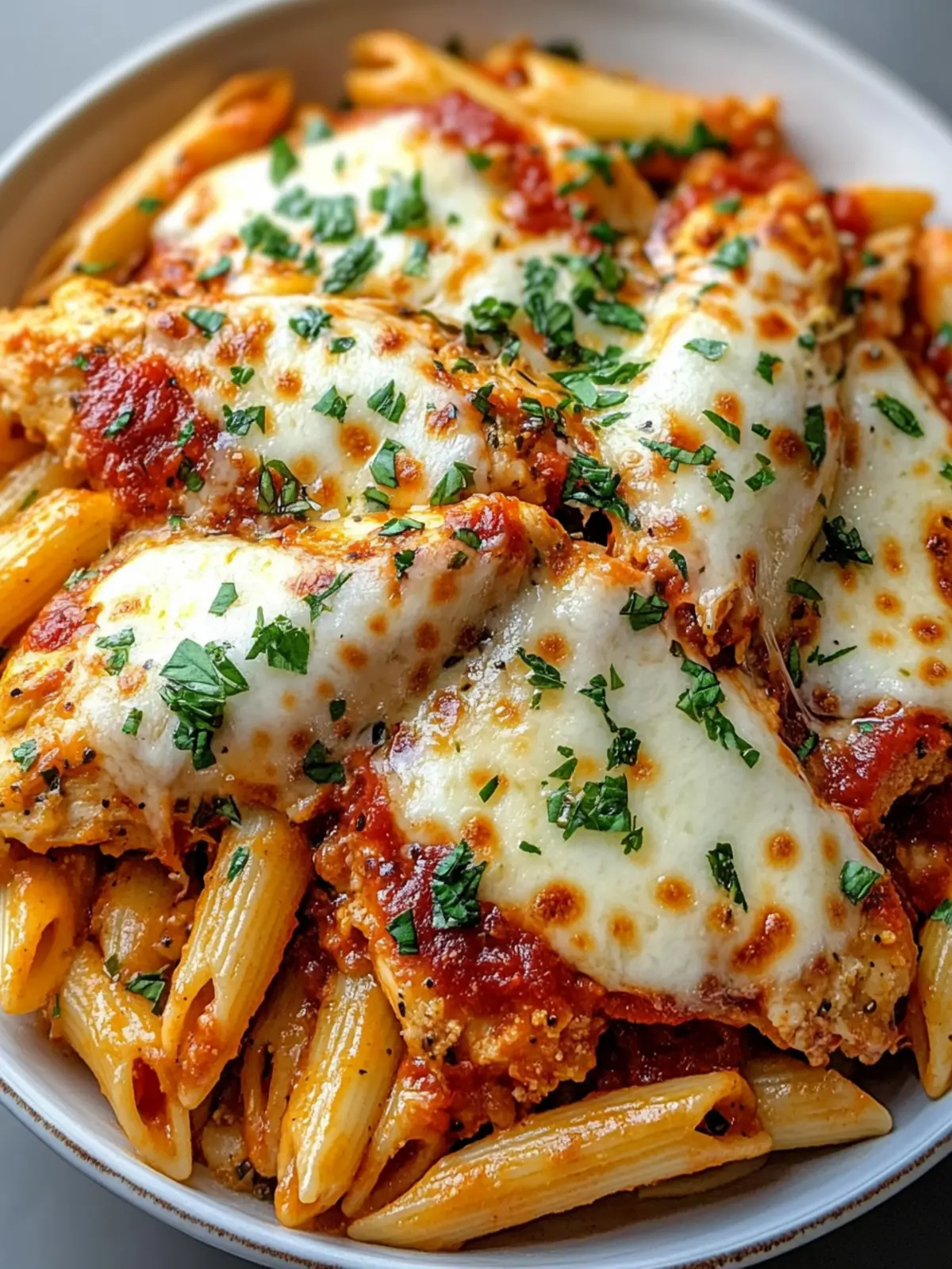 Delicious Chicken Parm Pasta for Your Cozy Family Dinner 2 Chicken Parm Pasta