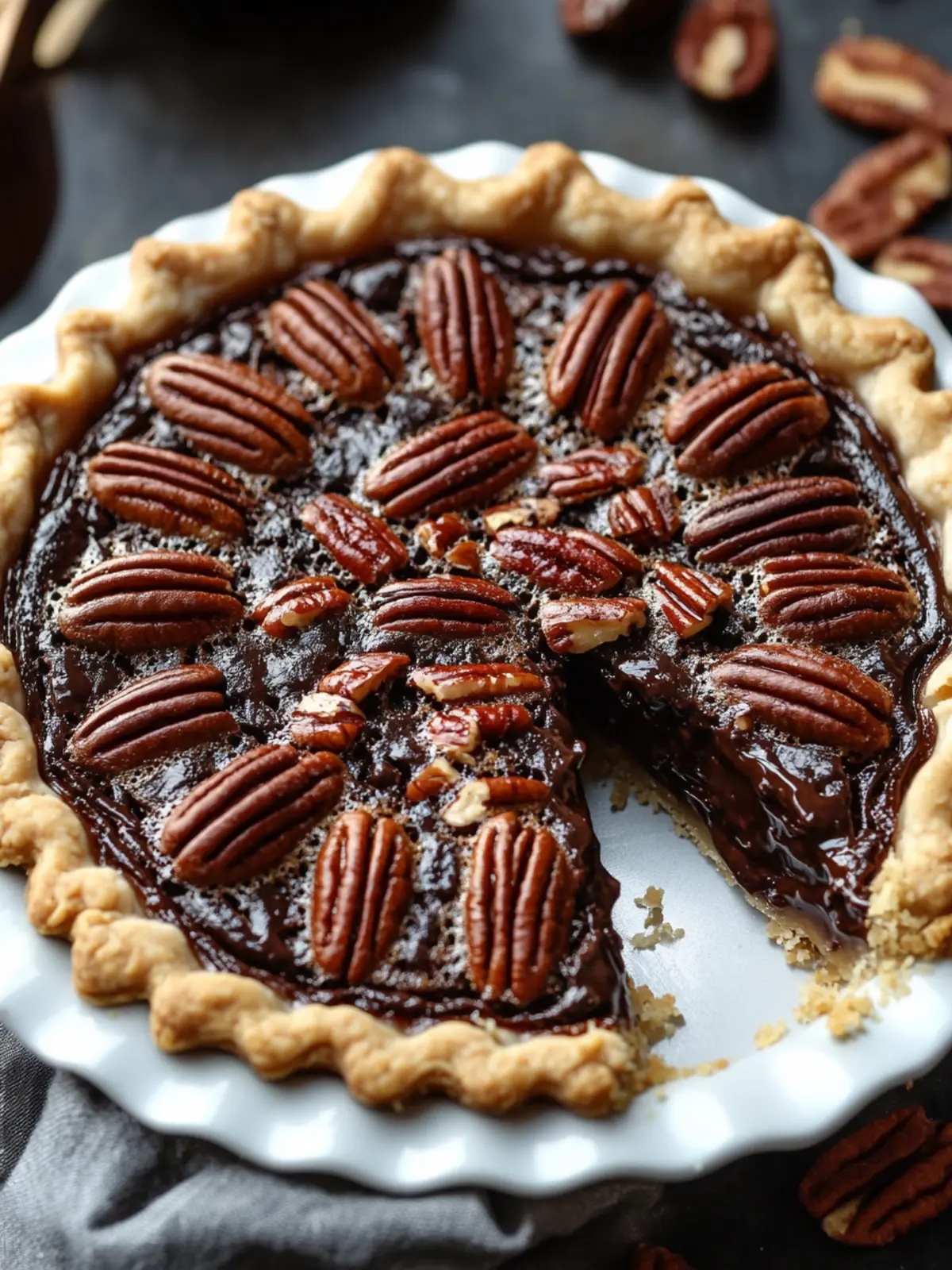 Texas Chocolate Pecan Pie That's Simply Irresistible 3 Texas Chocolate Pecan Pie