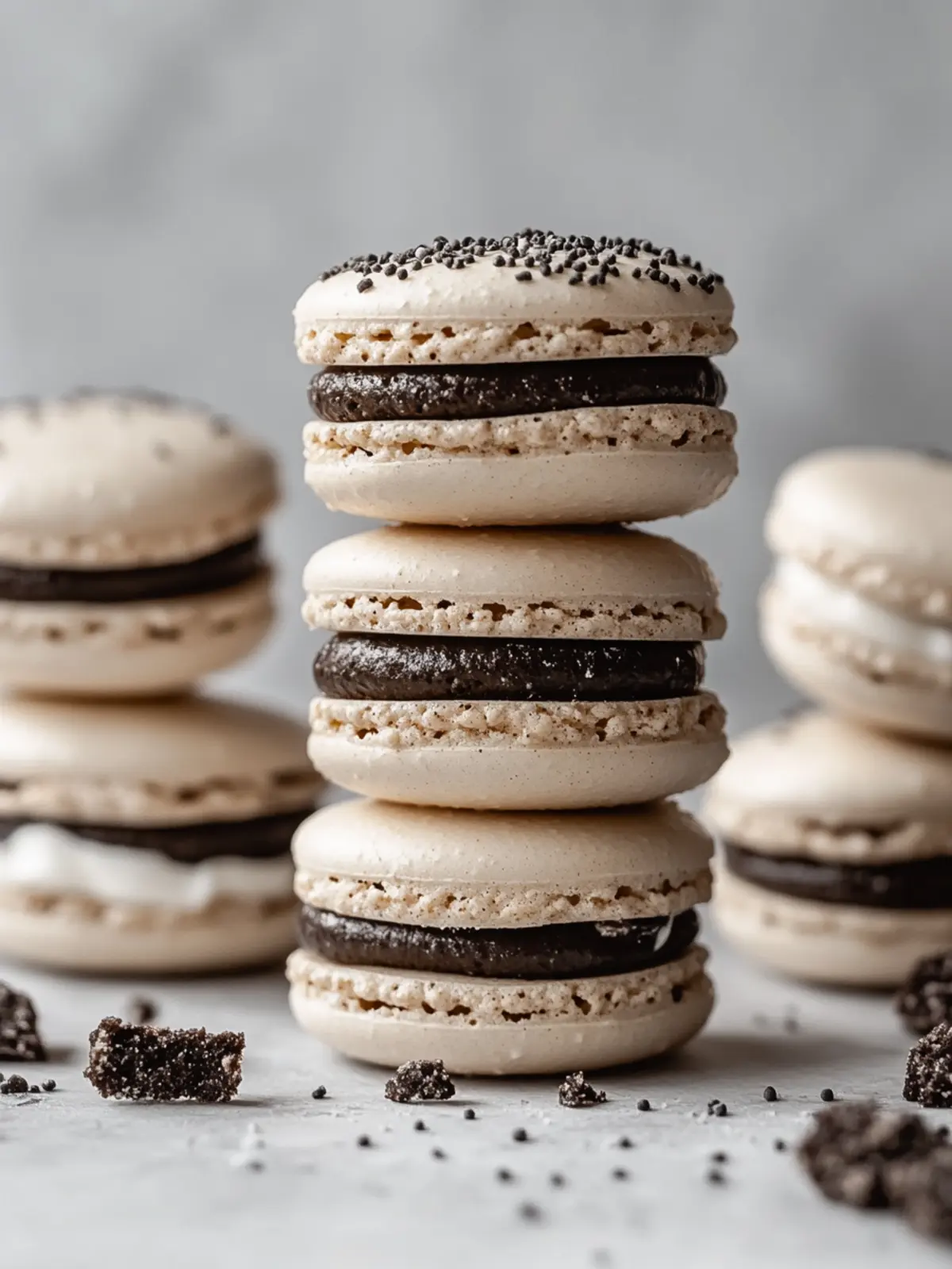 Irresistible Cookies & Cream Macarons for Your Sweet Cravings 3 Cookies & Cream Macarons
