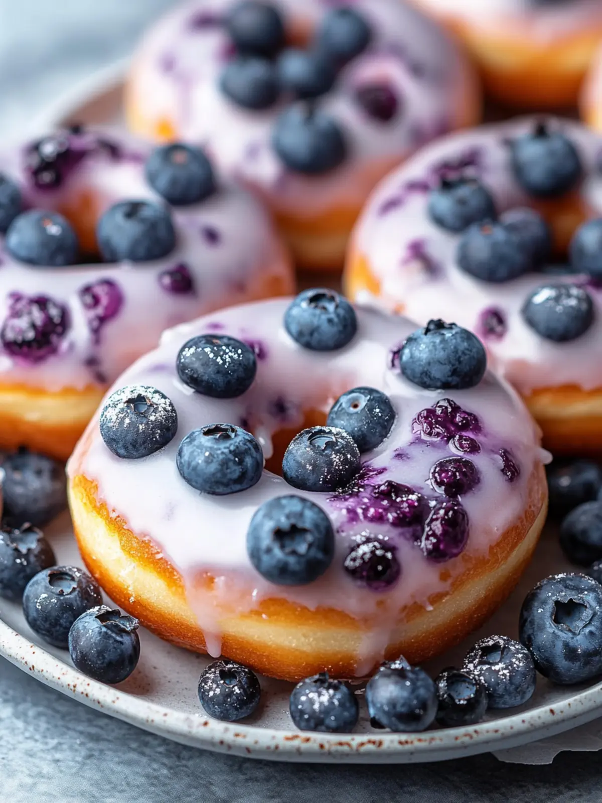 Irresistible Blueberry Vanilla Glaze Donuts You ll Crave! 2 Blueberry Vanilla Glaze Donuts