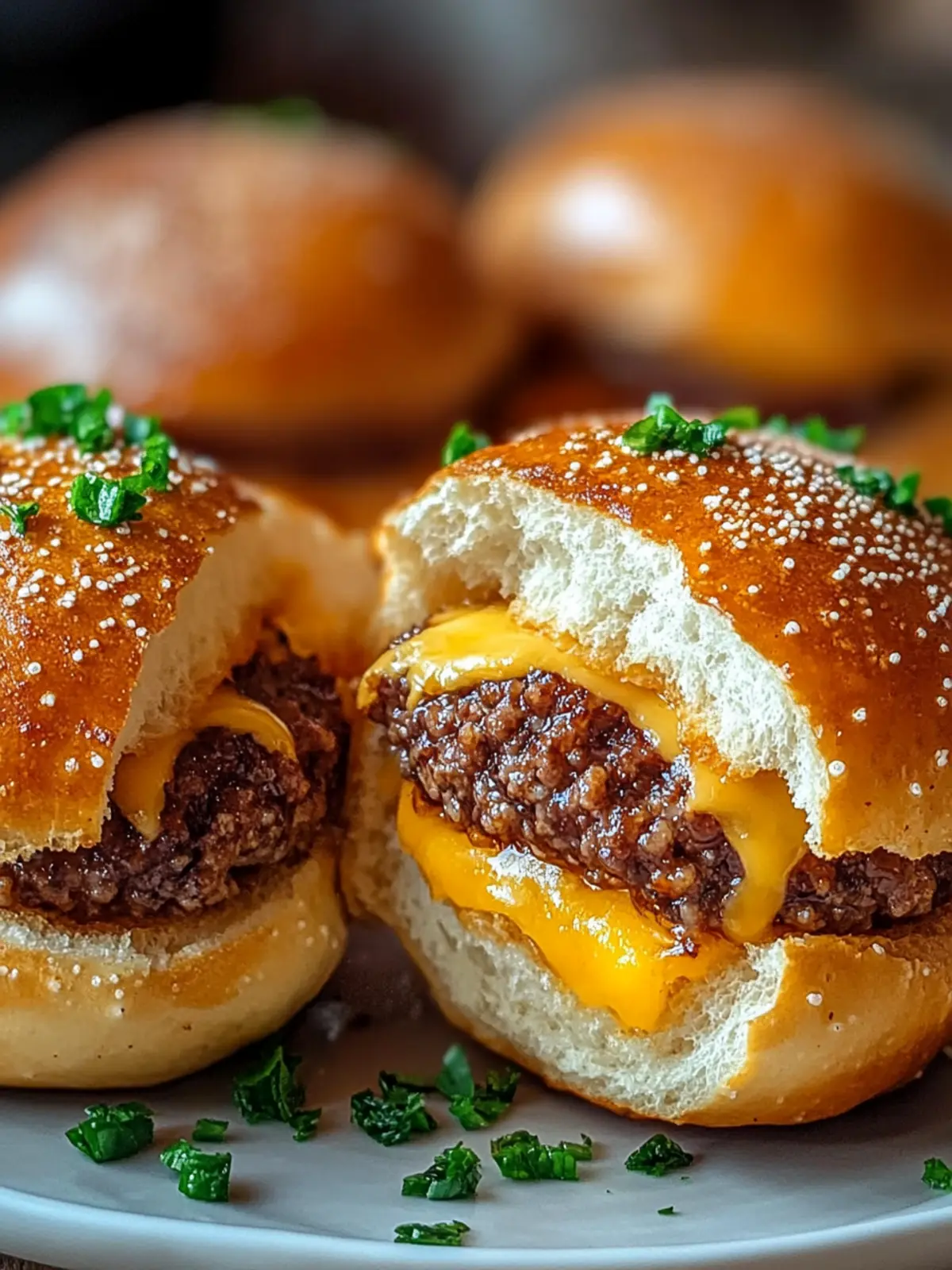 Cheeseburger Pretzel Bombs: Your Ultimate Game Day Snack 2 Cheeseburger Pretzel Bombs